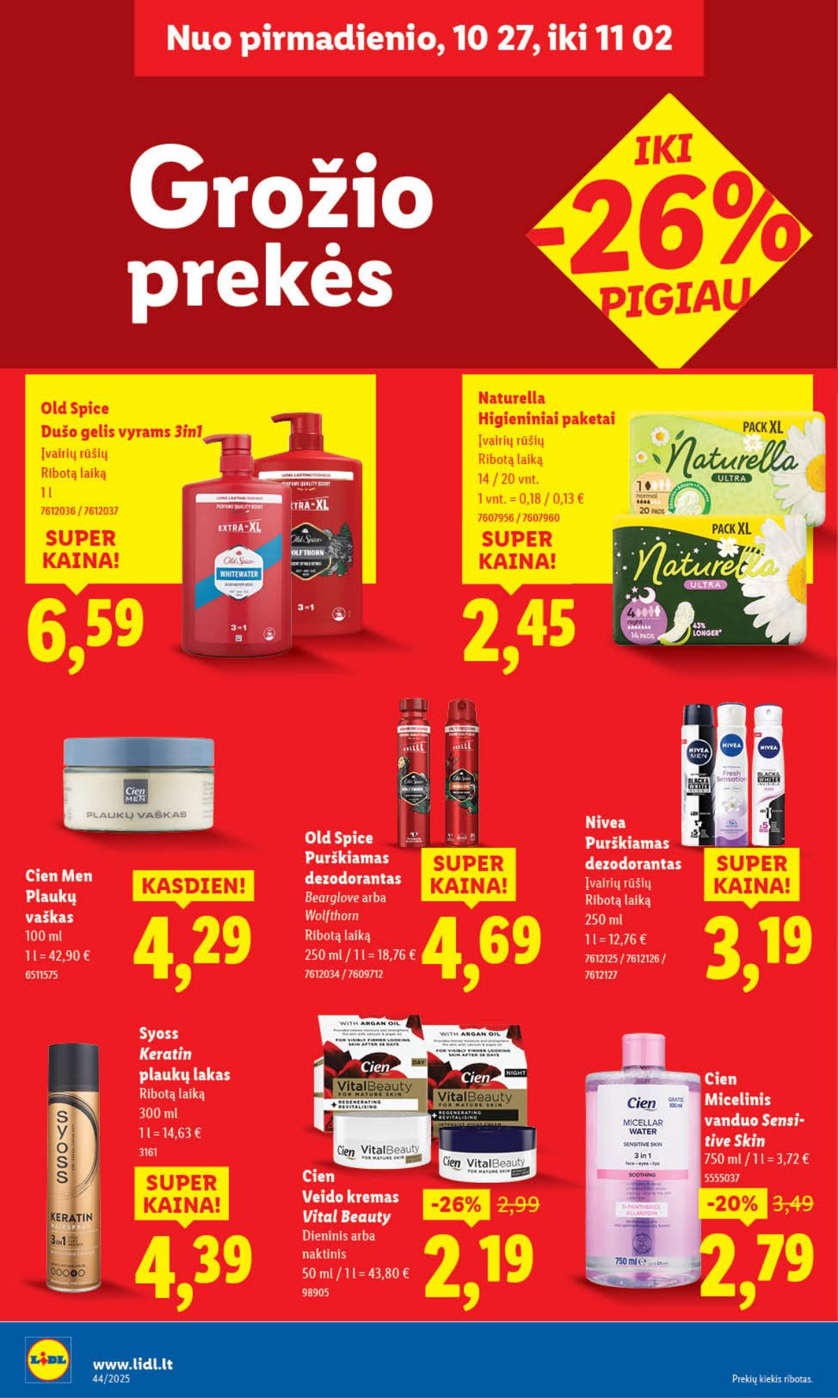 Lidl - LIDL SAVAITĖS Maisto prekių akcijų leidinys 42 puslapis