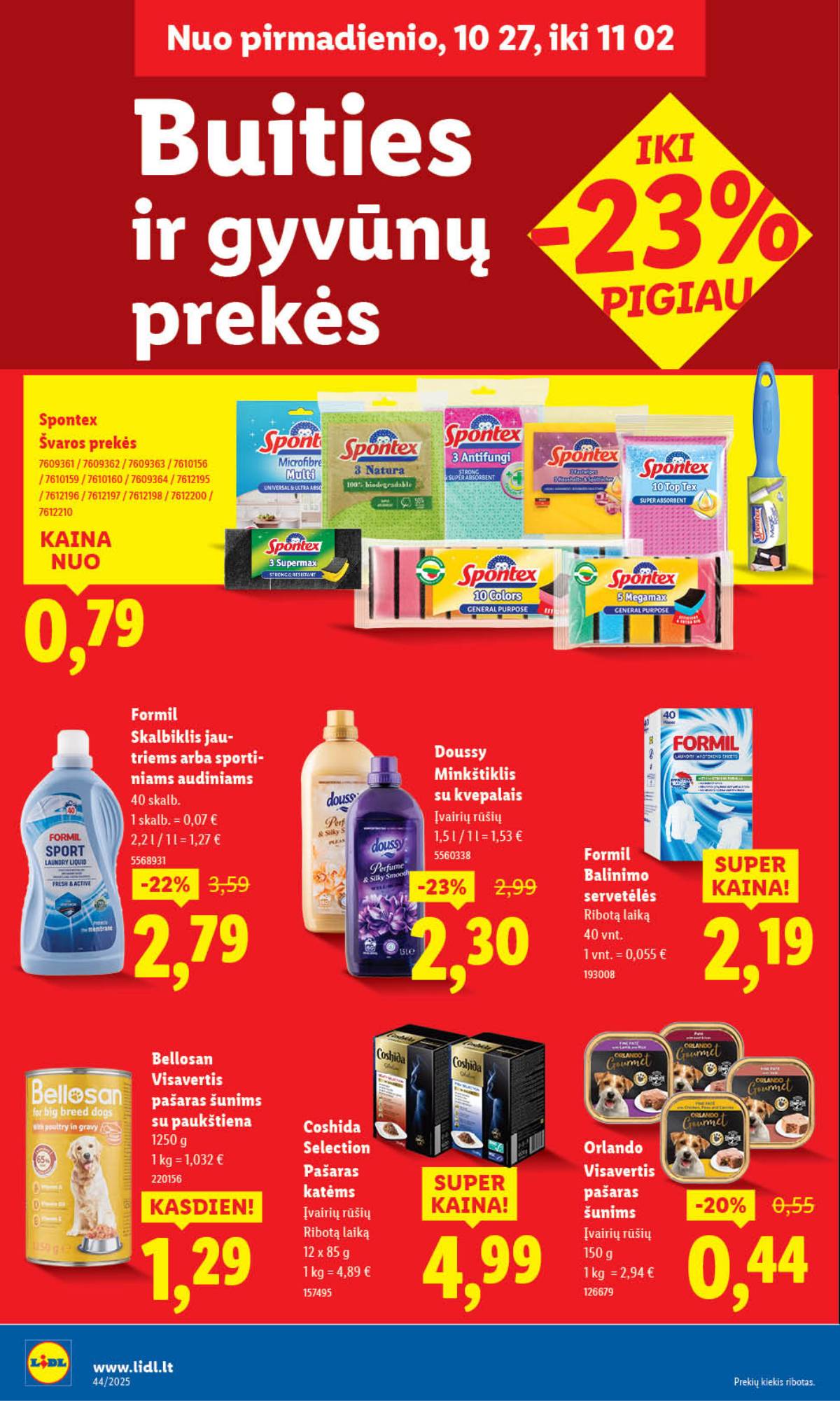 Lidl - LIDL SAVAITĖS Maisto prekių akcijų leidinys 46 puslapis