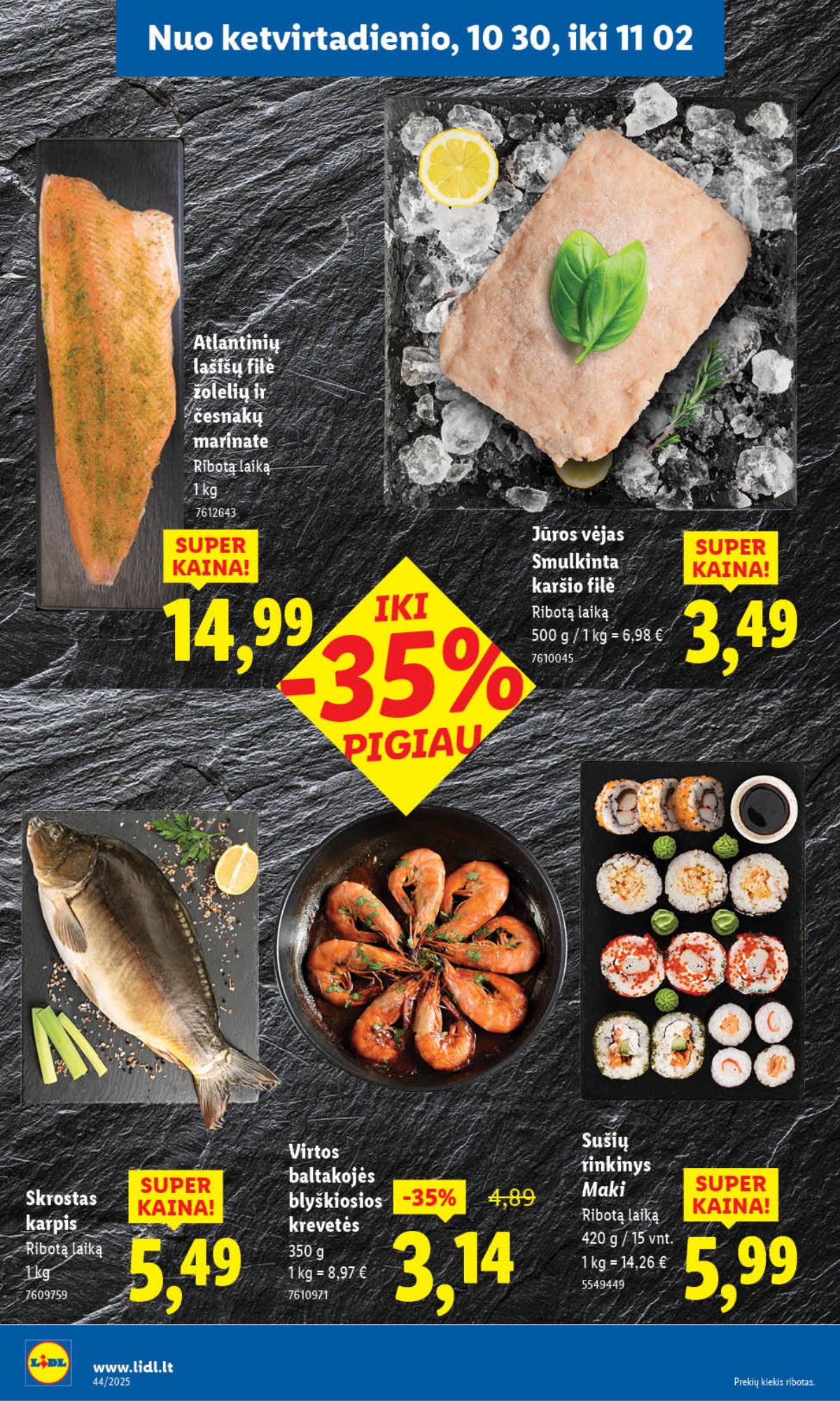 Lidl - LIDL SAVAITĖS Maisto prekių akcijų leidinys 54 puslapis