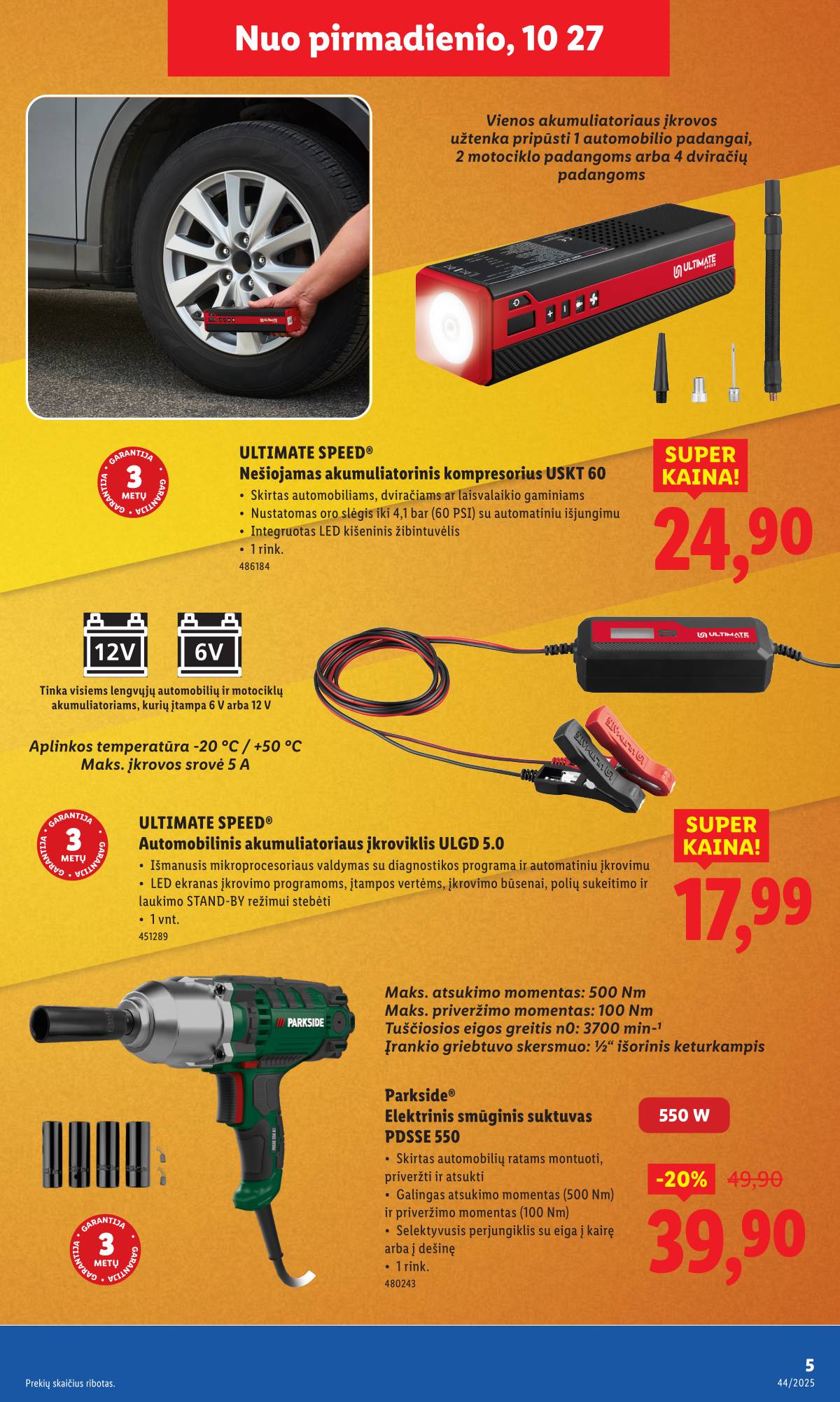 Lidl - LIDL Ne maisto prekių akcijų leidinys 5 puslapis