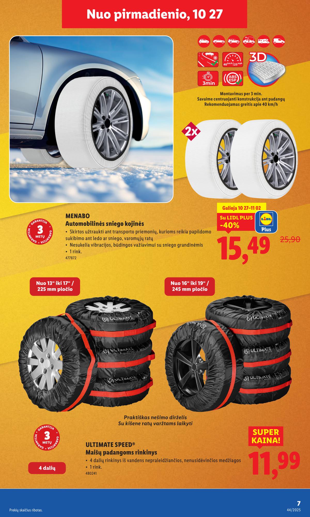 Lidl - LIDL Ne maisto prekių akcijų leidinys 7 puslapis