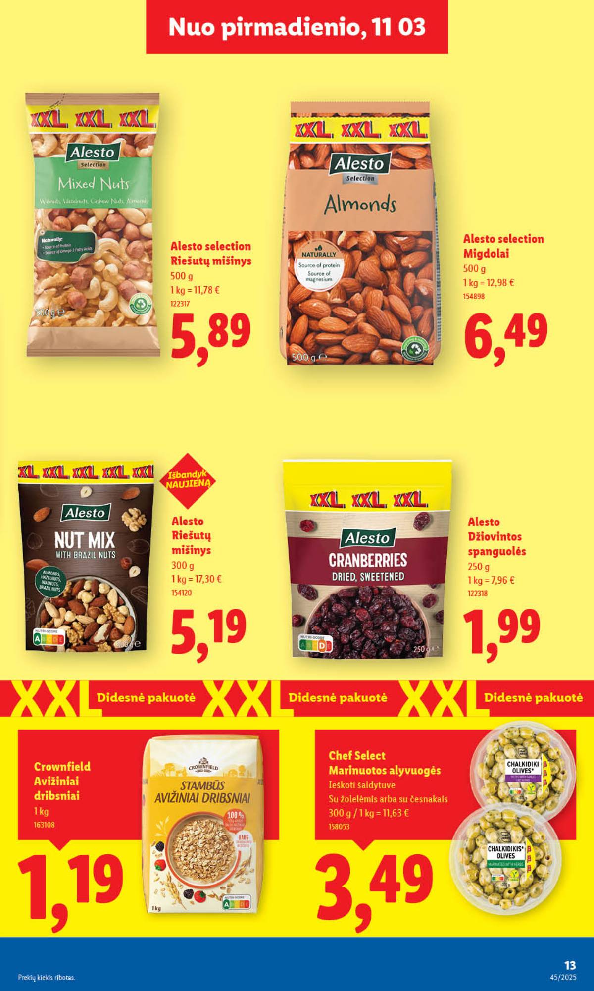 Lidl - LIDL SAVAITĖS Maisto prekių akcijų leidinys 13 puslapis