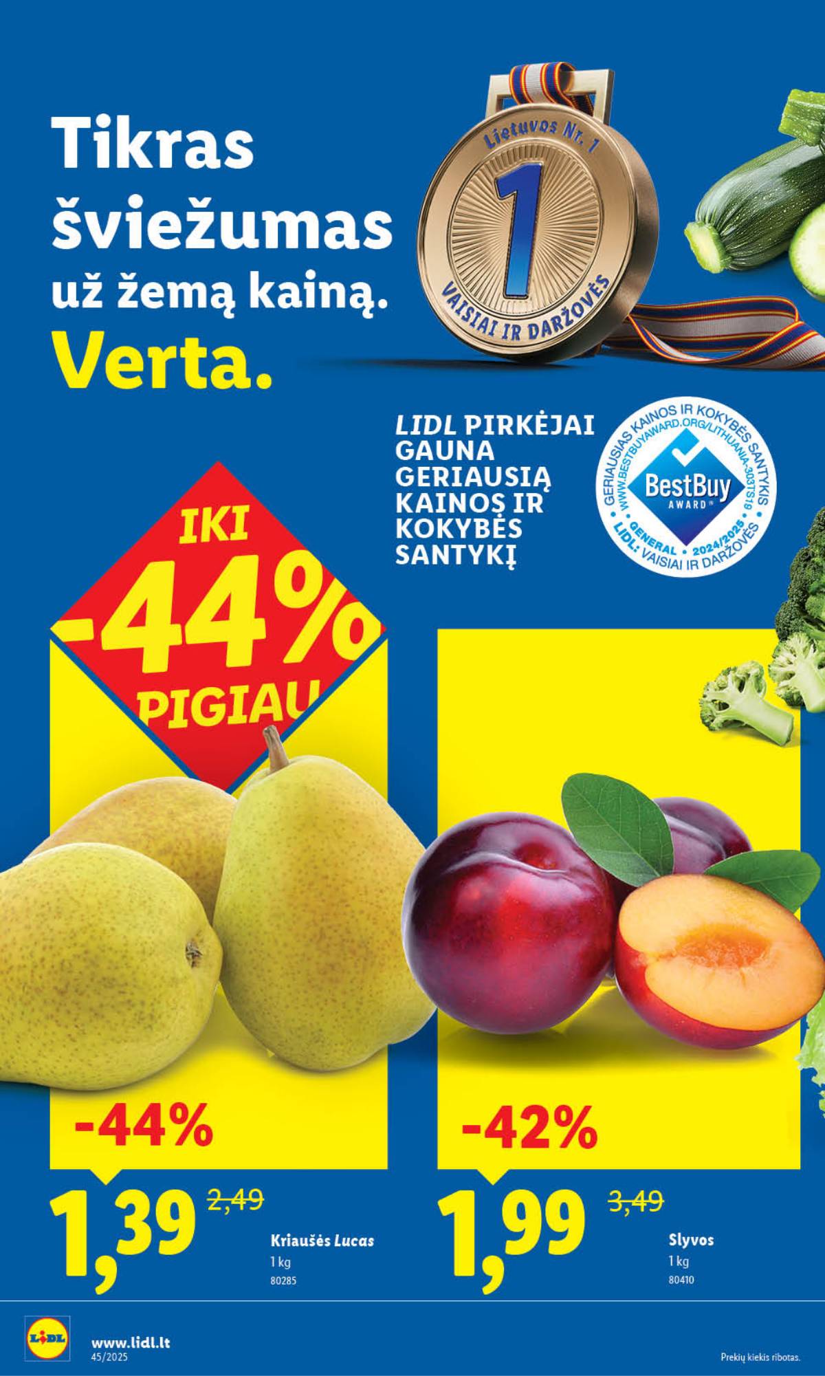 Lidl - LIDL SAVAITĖS Maisto prekių akcijų leidinys 2 puslapis