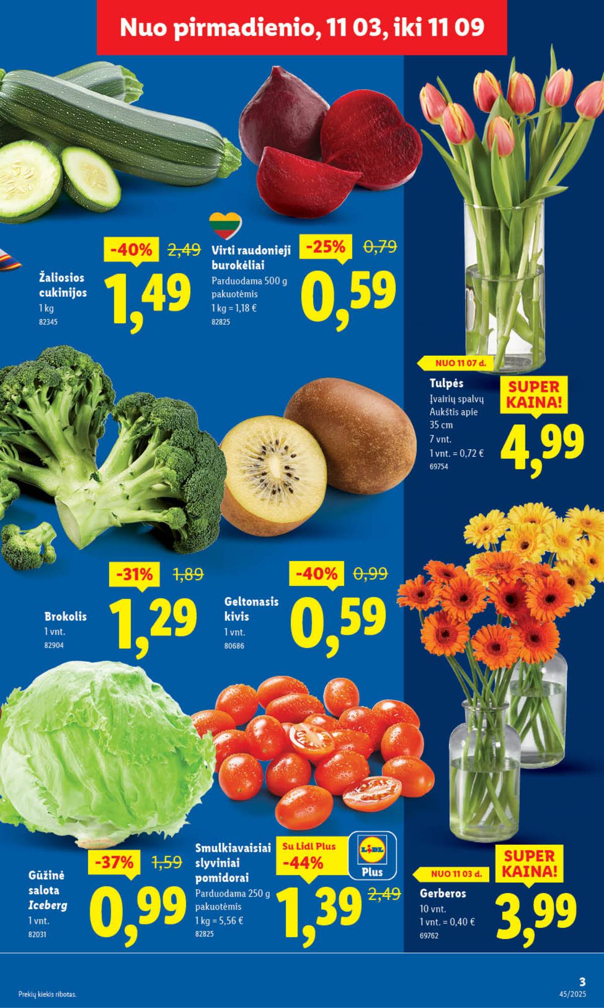 Lidl - LIDL SAVAITĖS Maisto prekių akcijų leidinys 3 puslapis