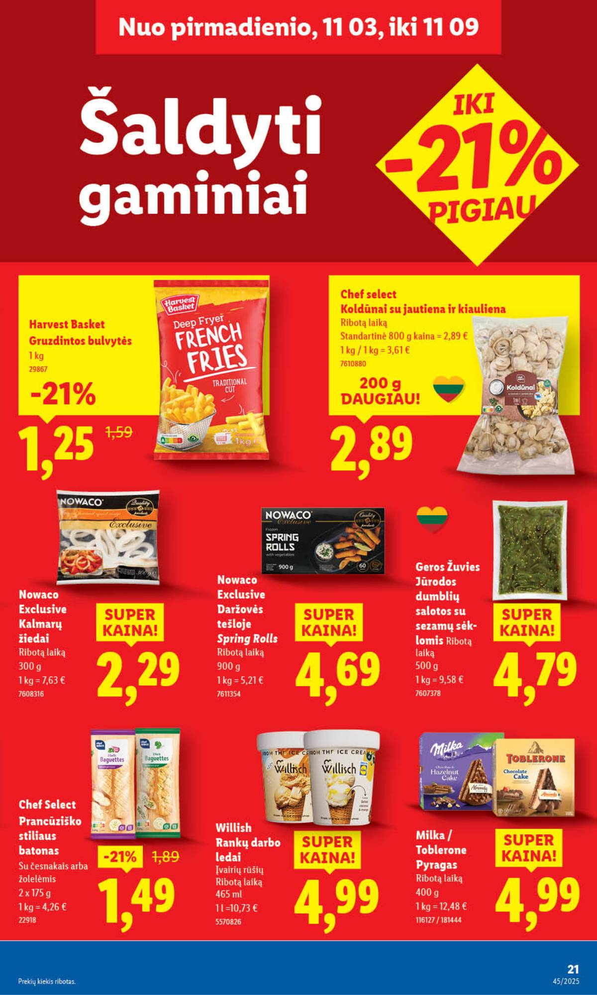 Lidl - LIDL SAVAITĖS Maisto prekių akcijų leidinys 31 puslapis