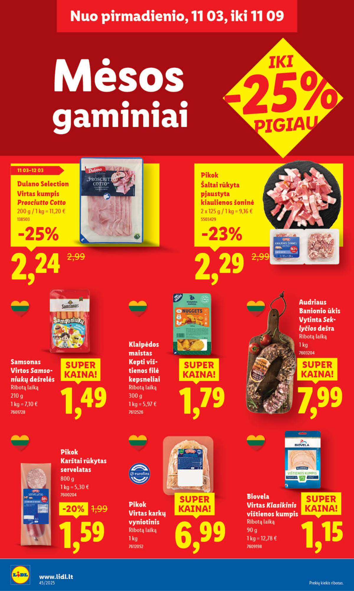 Lidl - LIDL SAVAITĖS Maisto prekių akcijų leidinys 32 puslapis