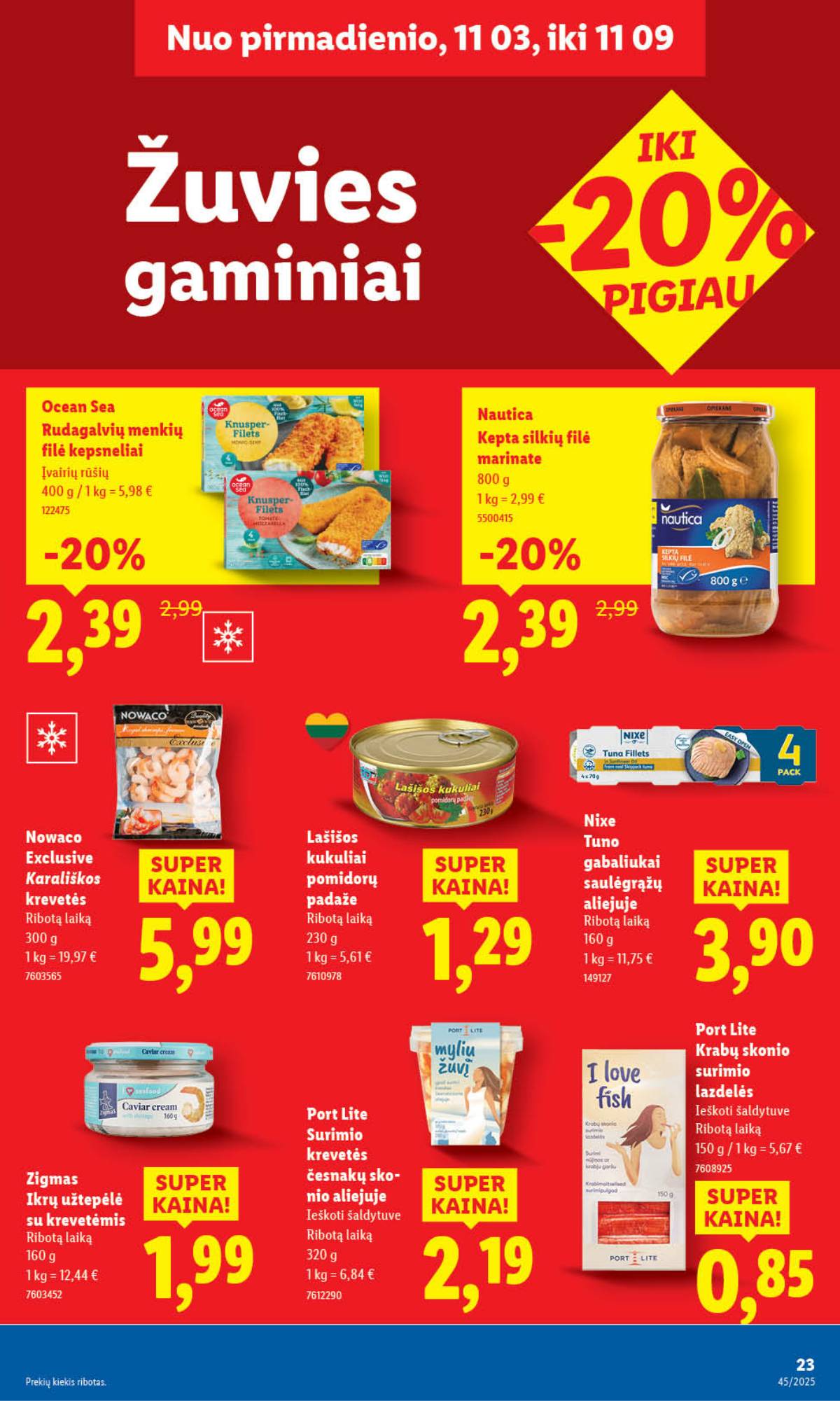 Lidl - LIDL SAVAITĖS Maisto prekių akcijų leidinys 33 puslapis