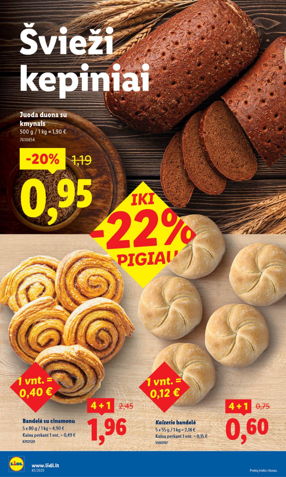 Lidl - LIDL SAVAITĖS Maisto prekių akcijų leidinys 4 puslapis