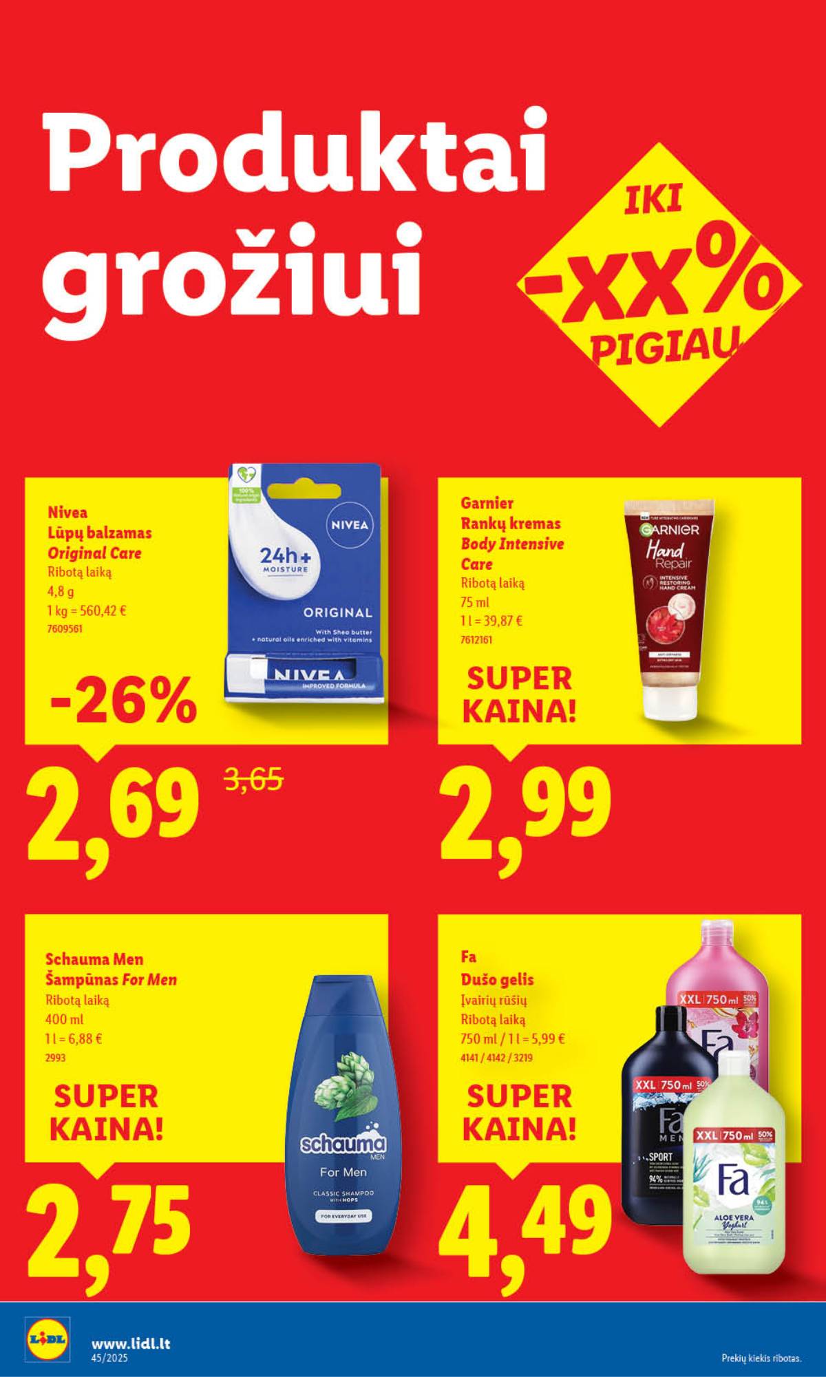 Lidl - LIDL SAVAITĖS Maisto prekių akcijų leidinys 44 puslapis