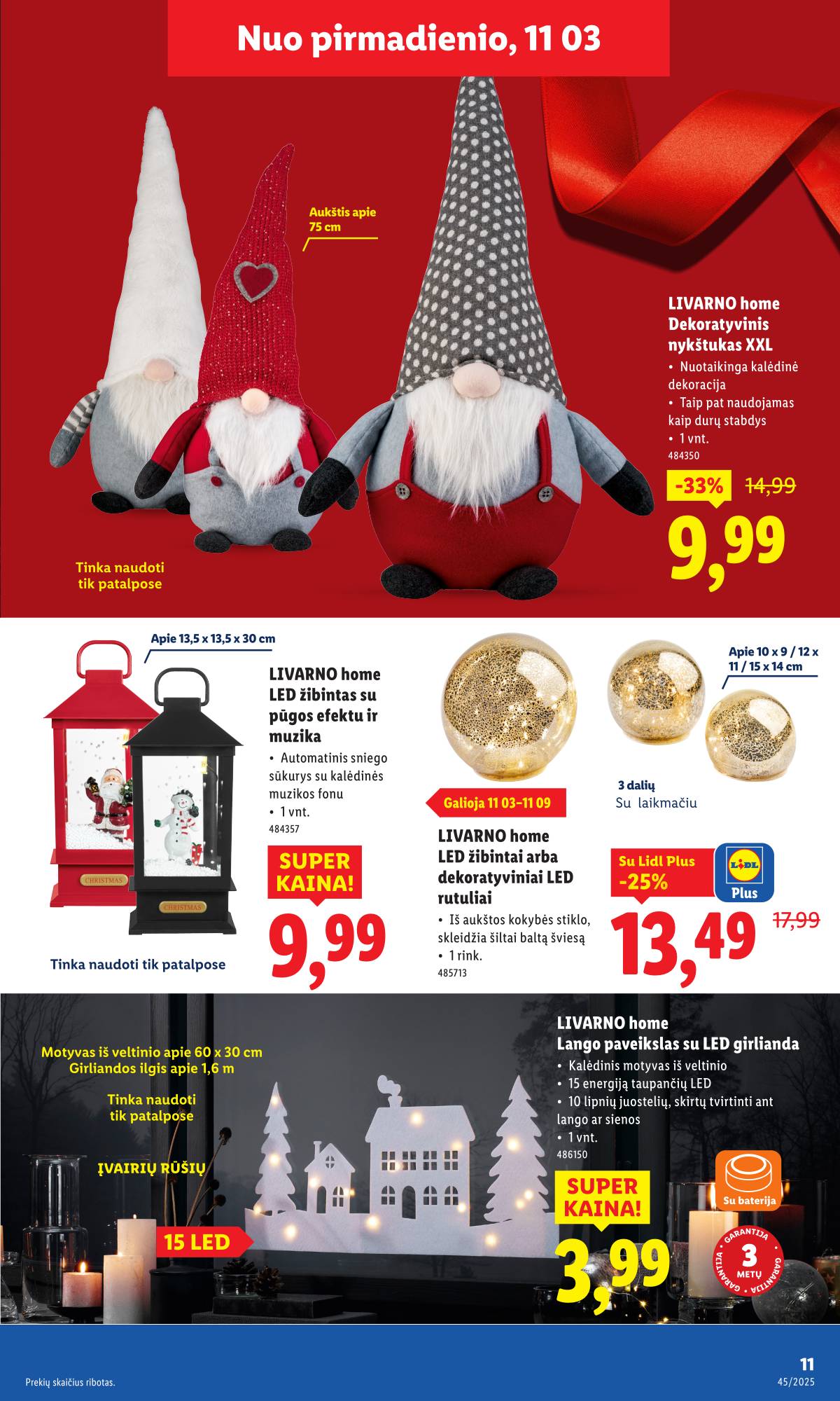 Lidl - LIDL Ne maisto prekių akcijų leidinys 11 puslapis