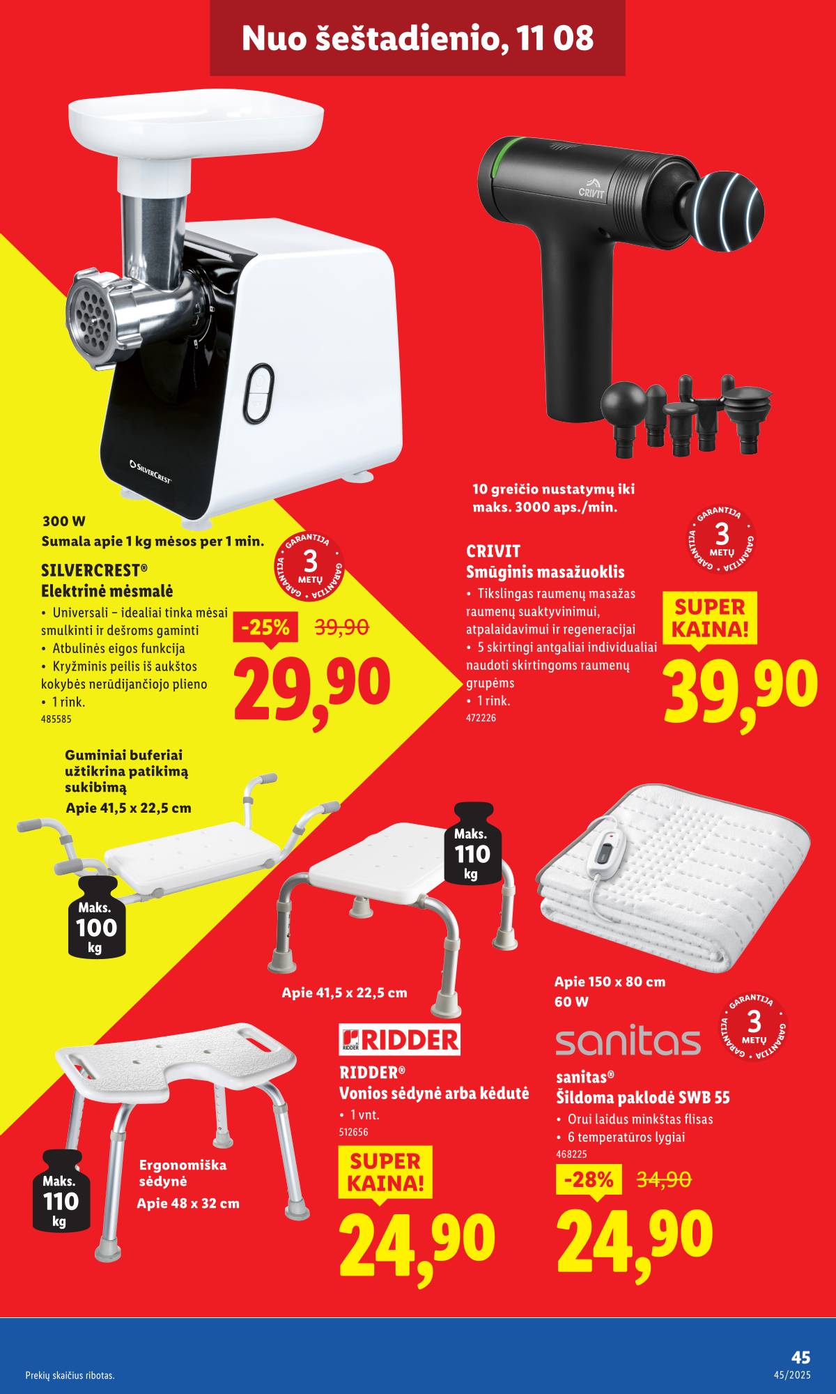 Lidl - LIDL Ne maisto prekių akcijų leidinys 45 puslapis