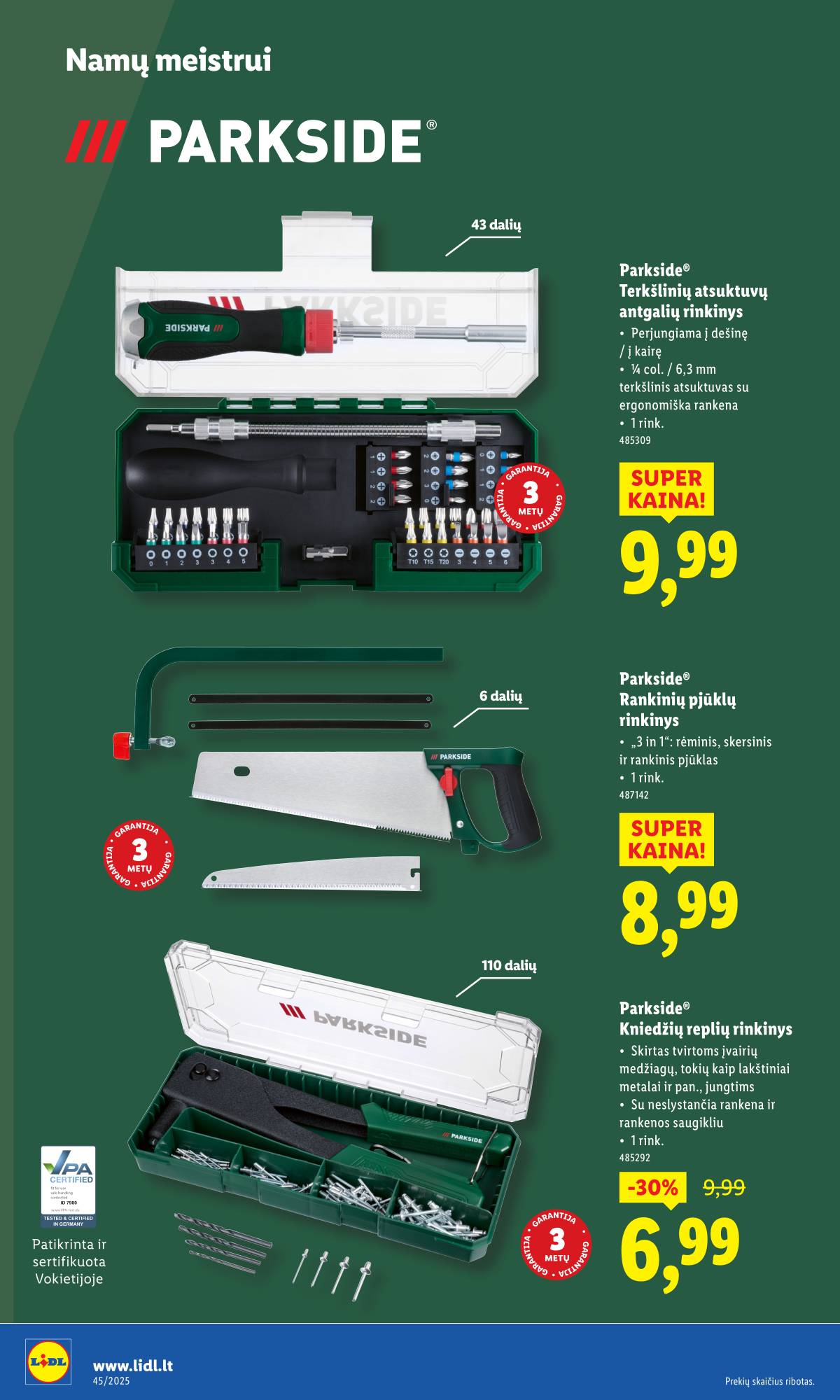 Lidl - LIDL Ne maisto prekių akcijų leidinys 6 puslapis