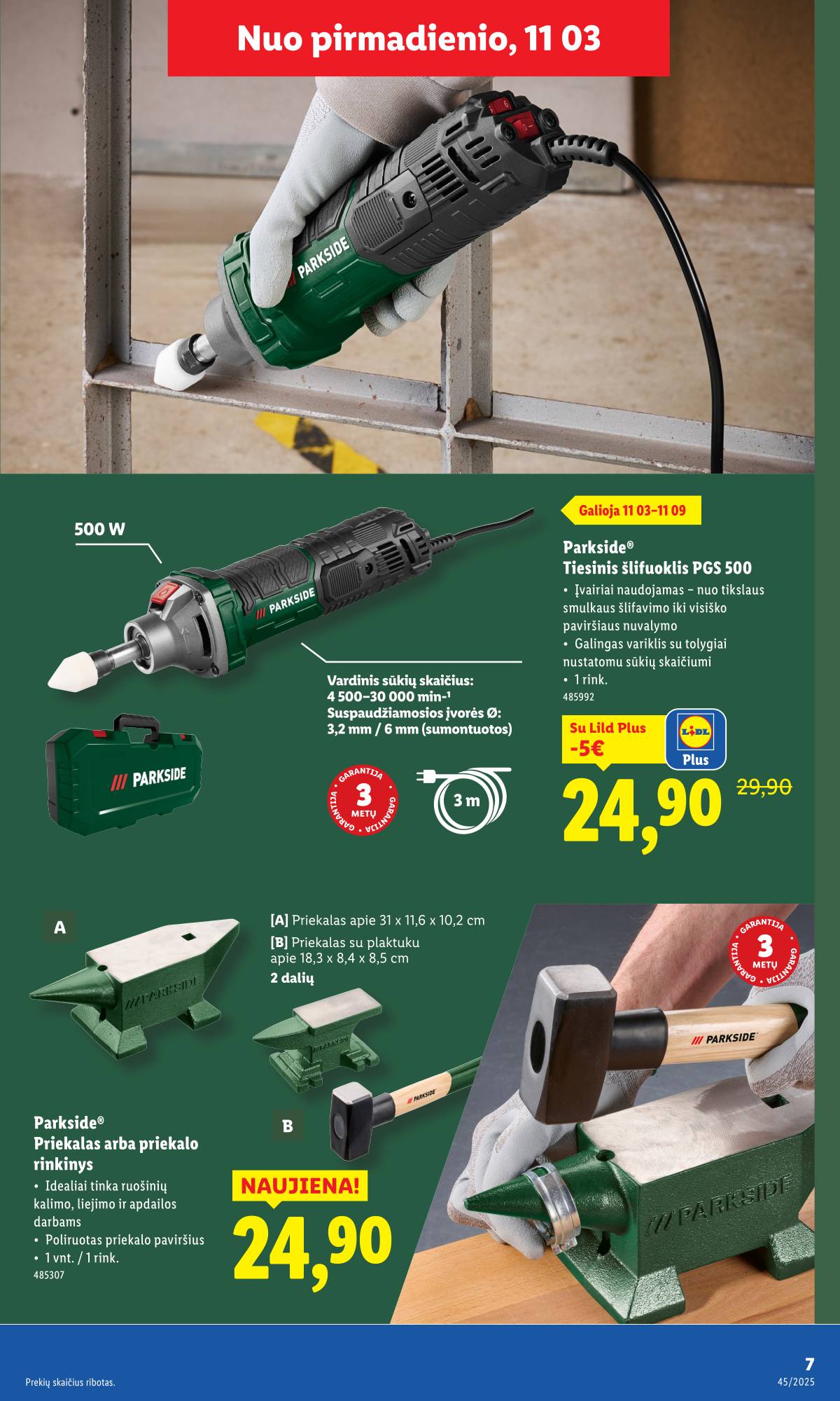 Lidl - LIDL Ne maisto prekių akcijų leidinys 7 puslapis