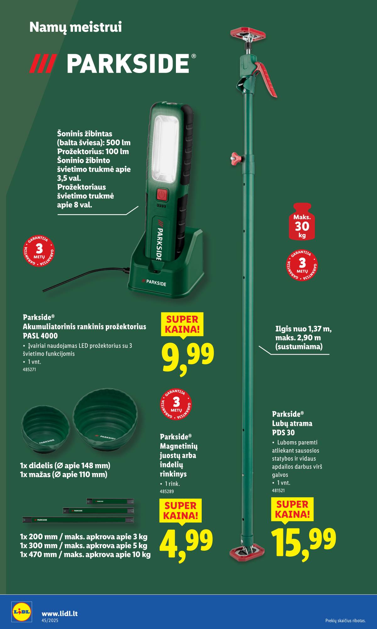 Lidl - LIDL Ne maisto prekių akcijų leidinys 8 puslapis