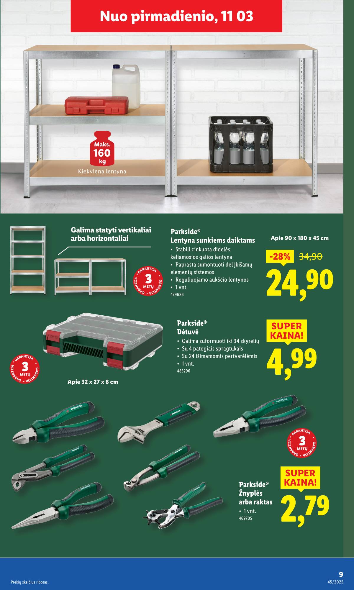 Lidl - LIDL Ne maisto prekių akcijų leidinys 9 puslapis