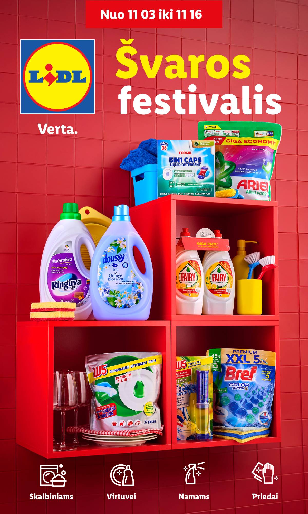 Lidl - Antrasis LIDL nuo Pirmadienio akcijų leidinys 1 puslapis