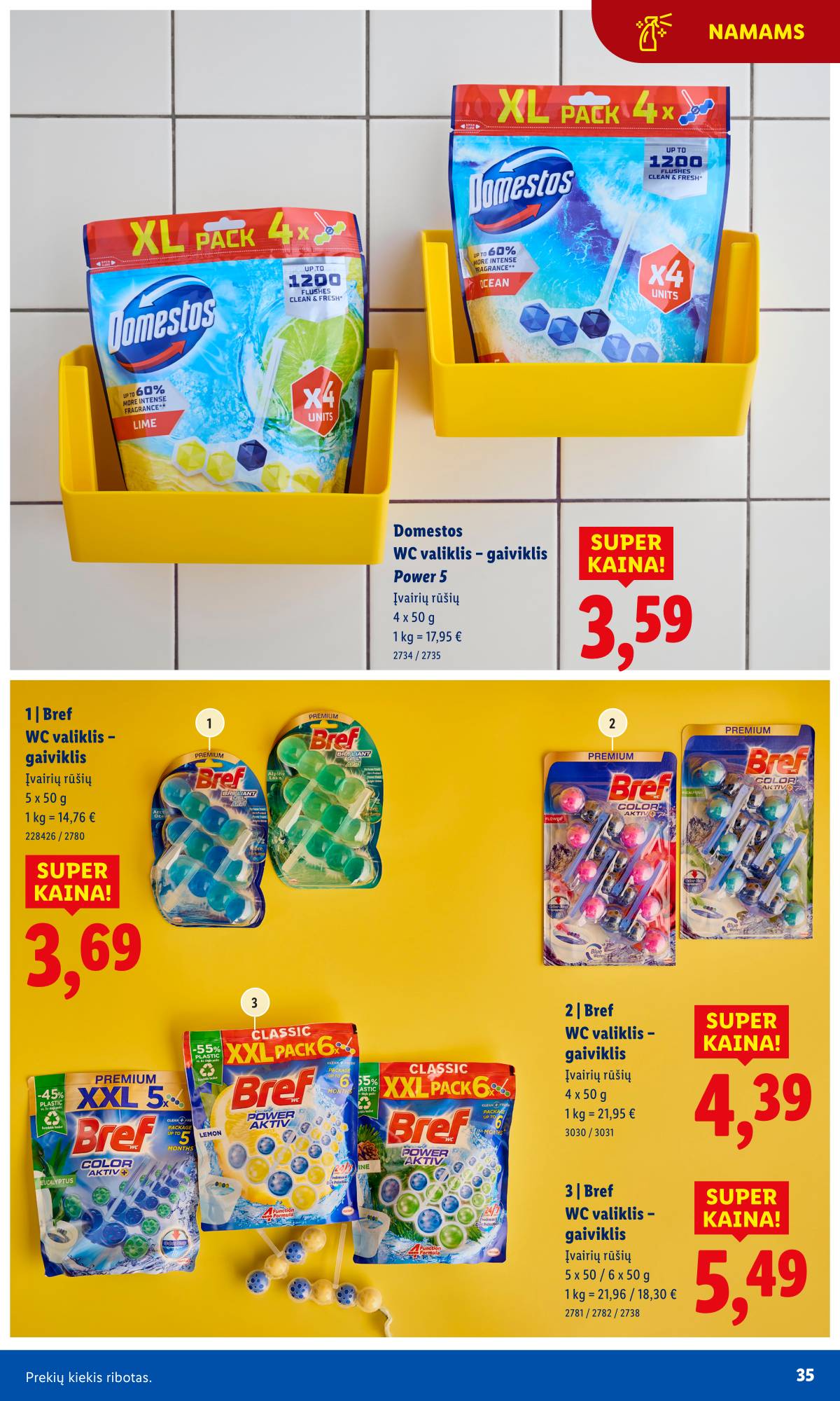 Lidl - Antrasis LIDL nuo Pirmadienio akcijų leidinys 35 puslapis