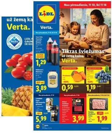 Lidl - LIDL SAVAITĖS Maisto prekių akcijų leidinys 2025-11-10 – 2025-11-16