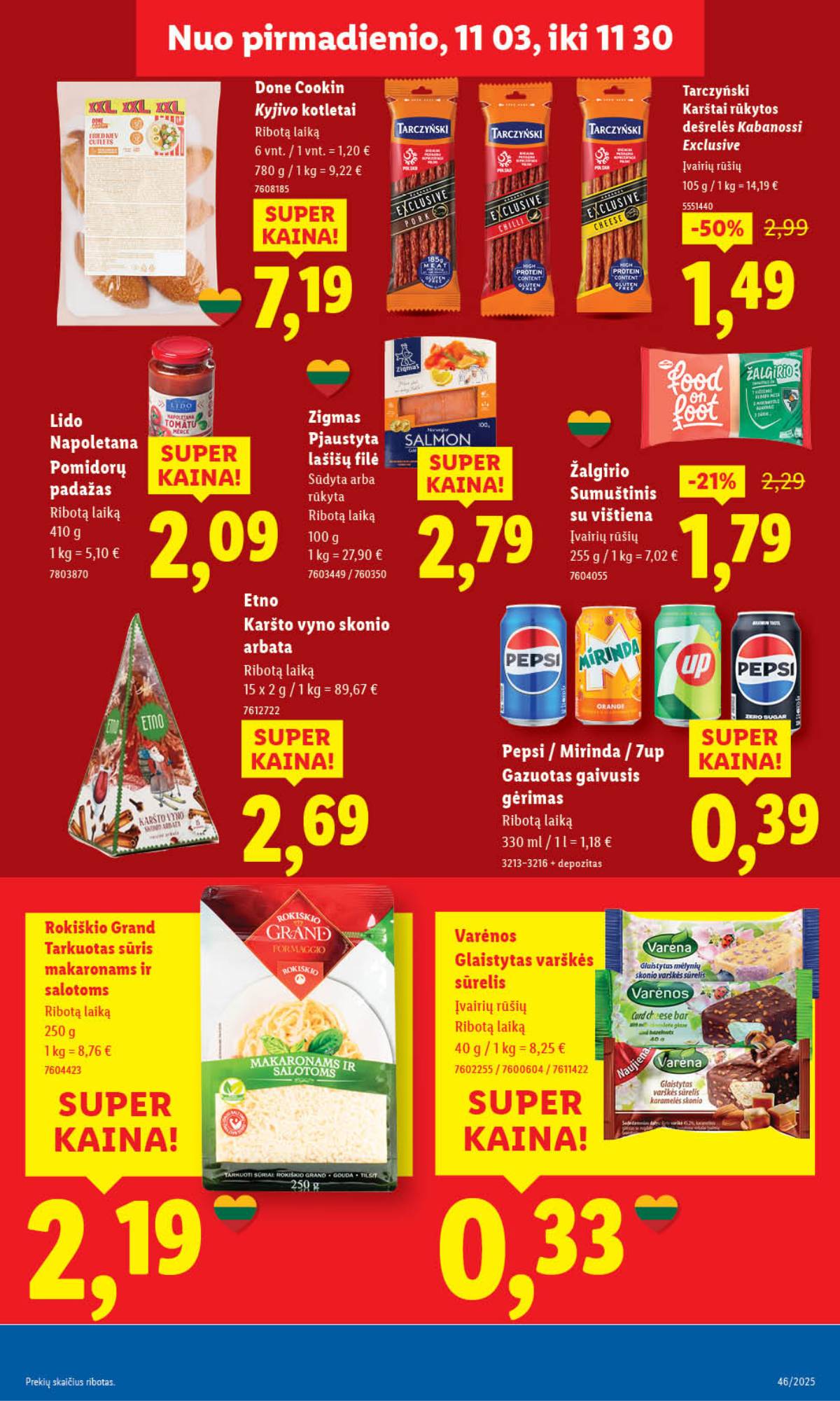 Lidl - LIDL SAVAITĖS Maisto prekių akcijų leidinys 15 puslapis