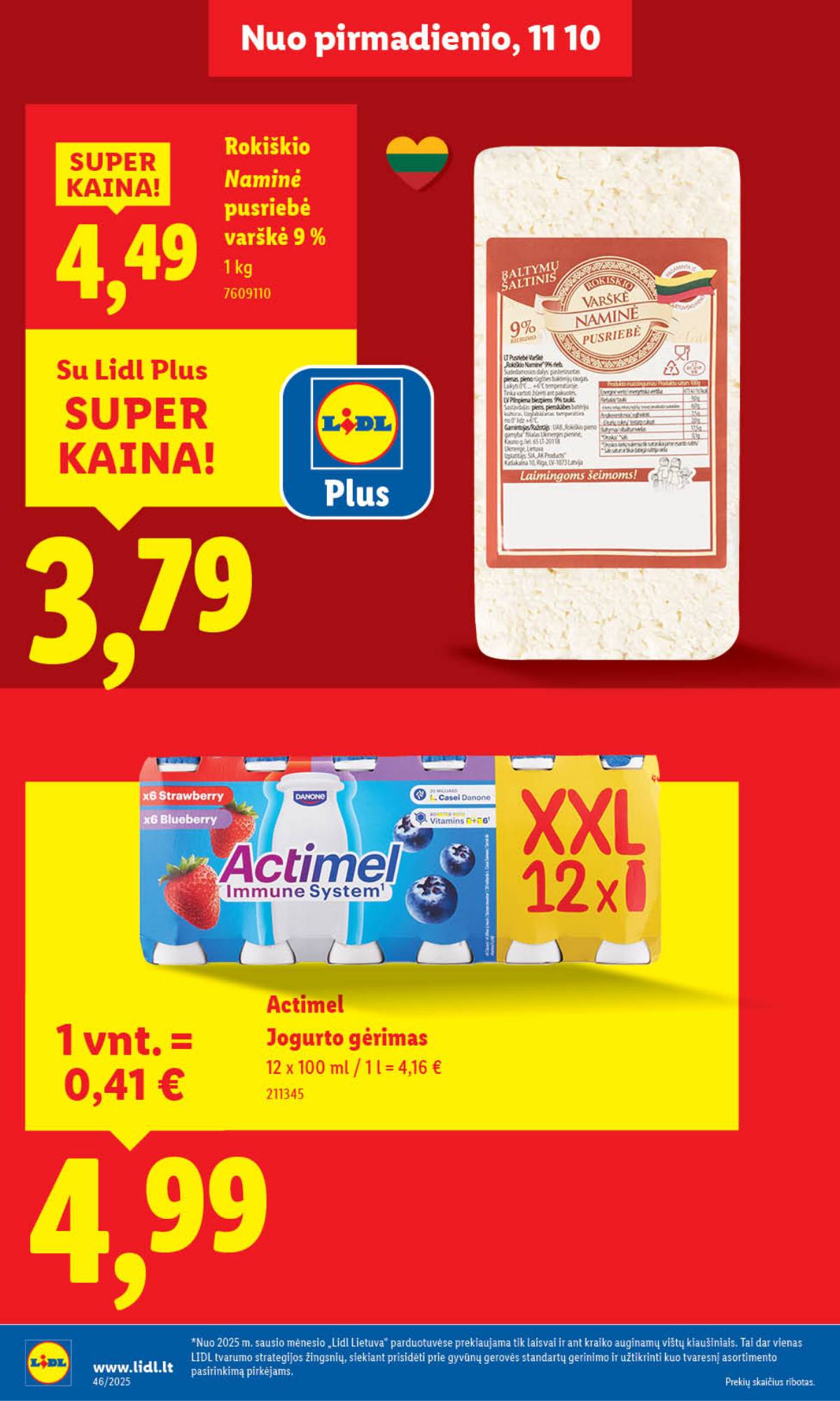 Lidl - LIDL SAVAITĖS Maisto prekių akcijų leidinys 16 puslapis