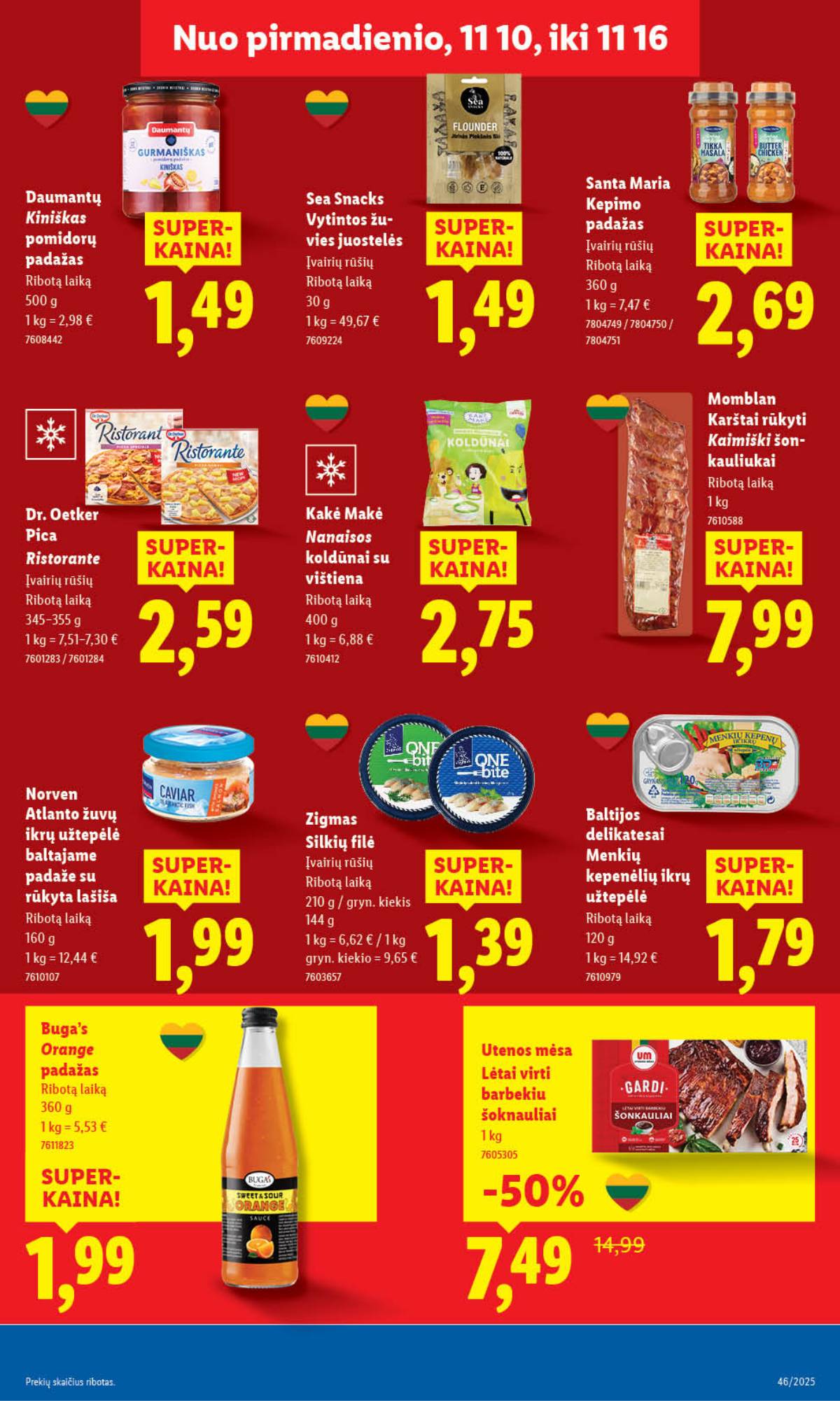 Lidl - LIDL SAVAITĖS Maisto prekių akcijų leidinys 19 puslapis