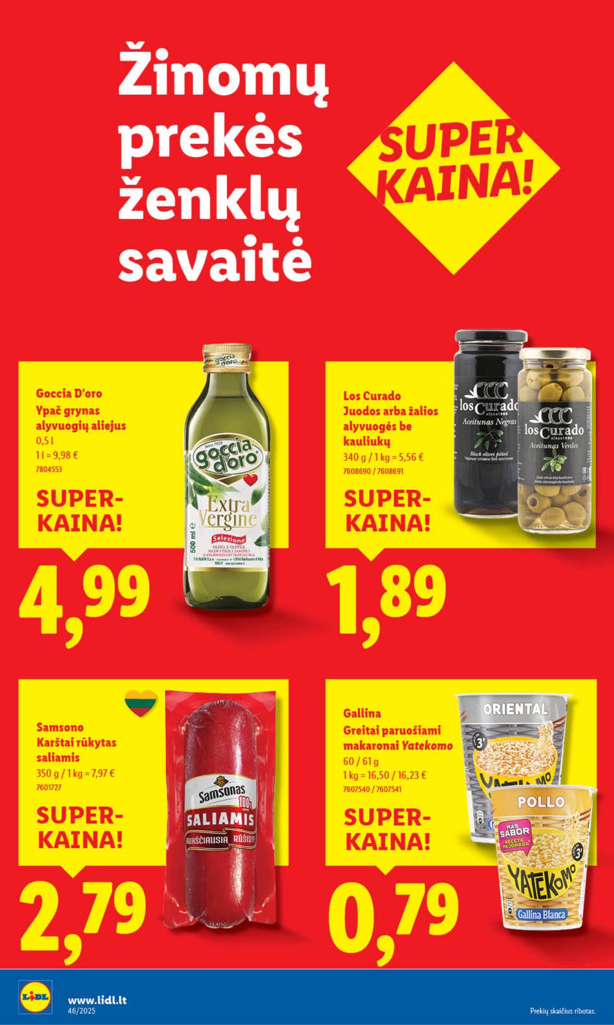 Lidl - LIDL SAVAITĖS Maisto prekių akcijų leidinys 22 puslapis