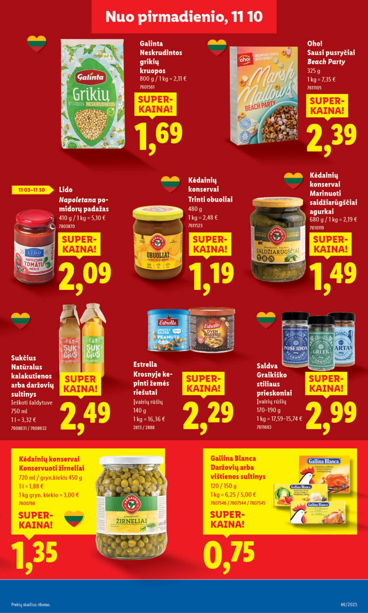 Lidl - LIDL SAVAITĖS Maisto prekių akcijų leidinys 23 puslapis