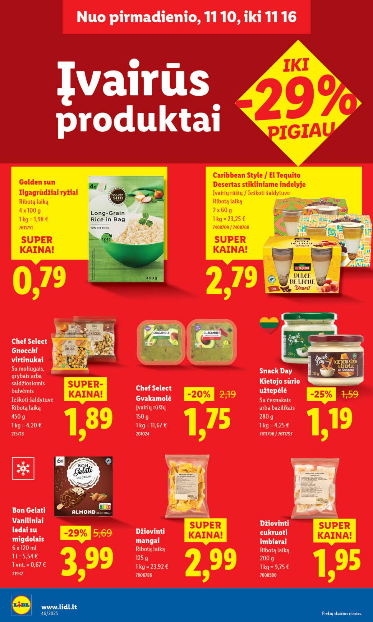 Lidl - LIDL SAVAITĖS Maisto prekių akcijų leidinys 30 puslapis