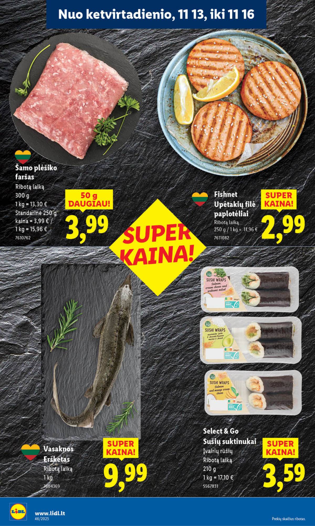 Lidl - LIDL SAVAITĖS Maisto prekių akcijų leidinys 42 puslapis