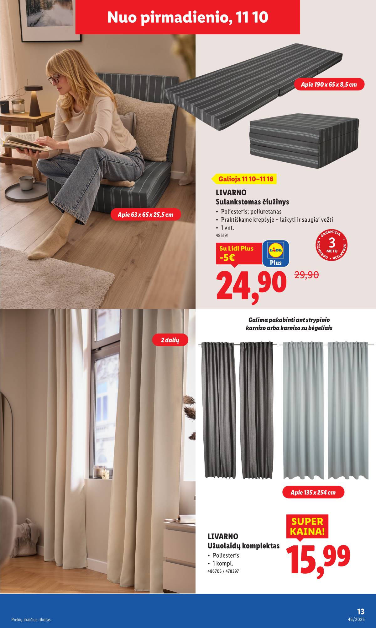 Lidl - LIDL Ne maisto prekių akcijų leidinys 13 puslapis