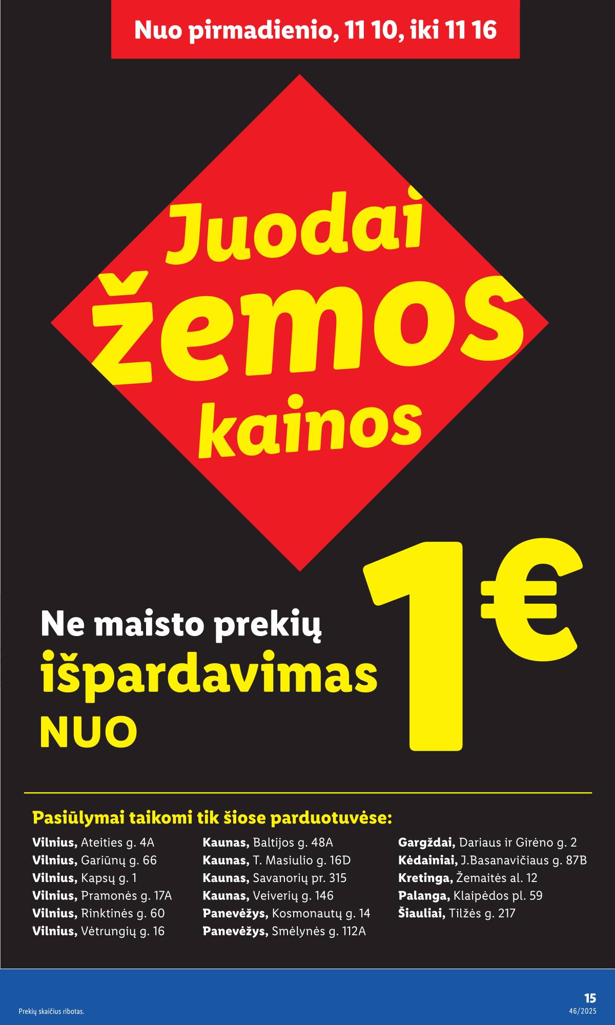 Lidl - LIDL Ne maisto prekių akcijų leidinys 15 puslapis