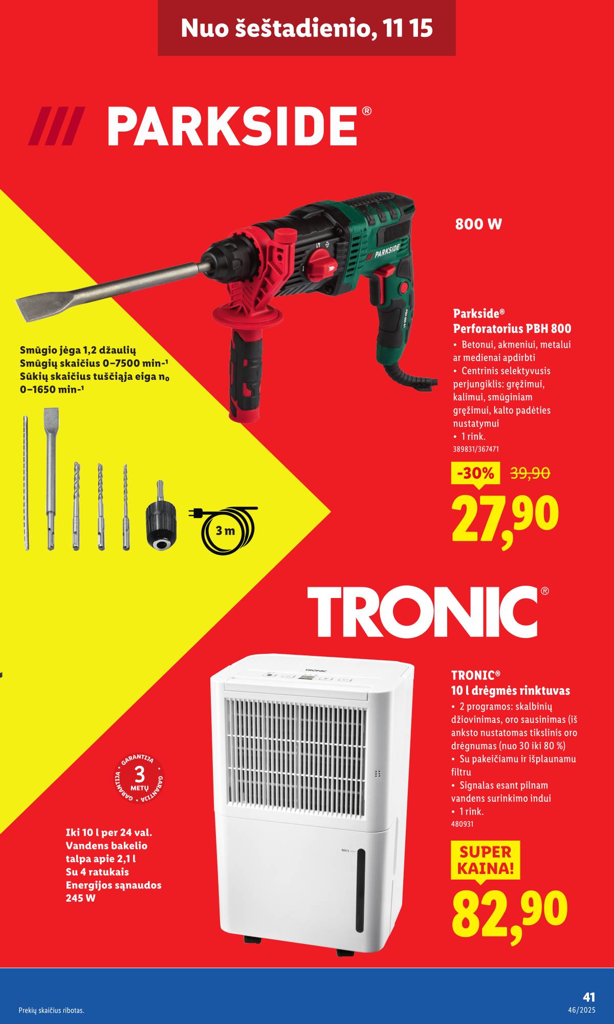 Lidl - LIDL Ne maisto prekių akcijų leidinys 41 puslapis