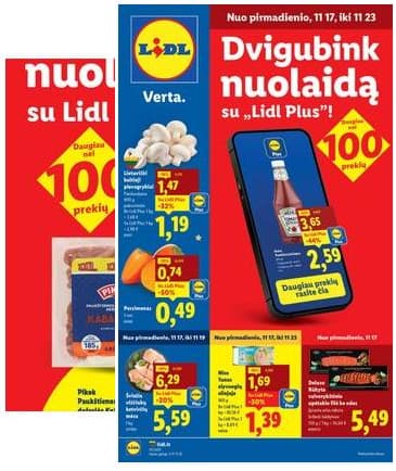 Lidl - LIDL SAVAITĖS Maisto prekių akcijų leidinys 2025-11-17 – 2025-11-23