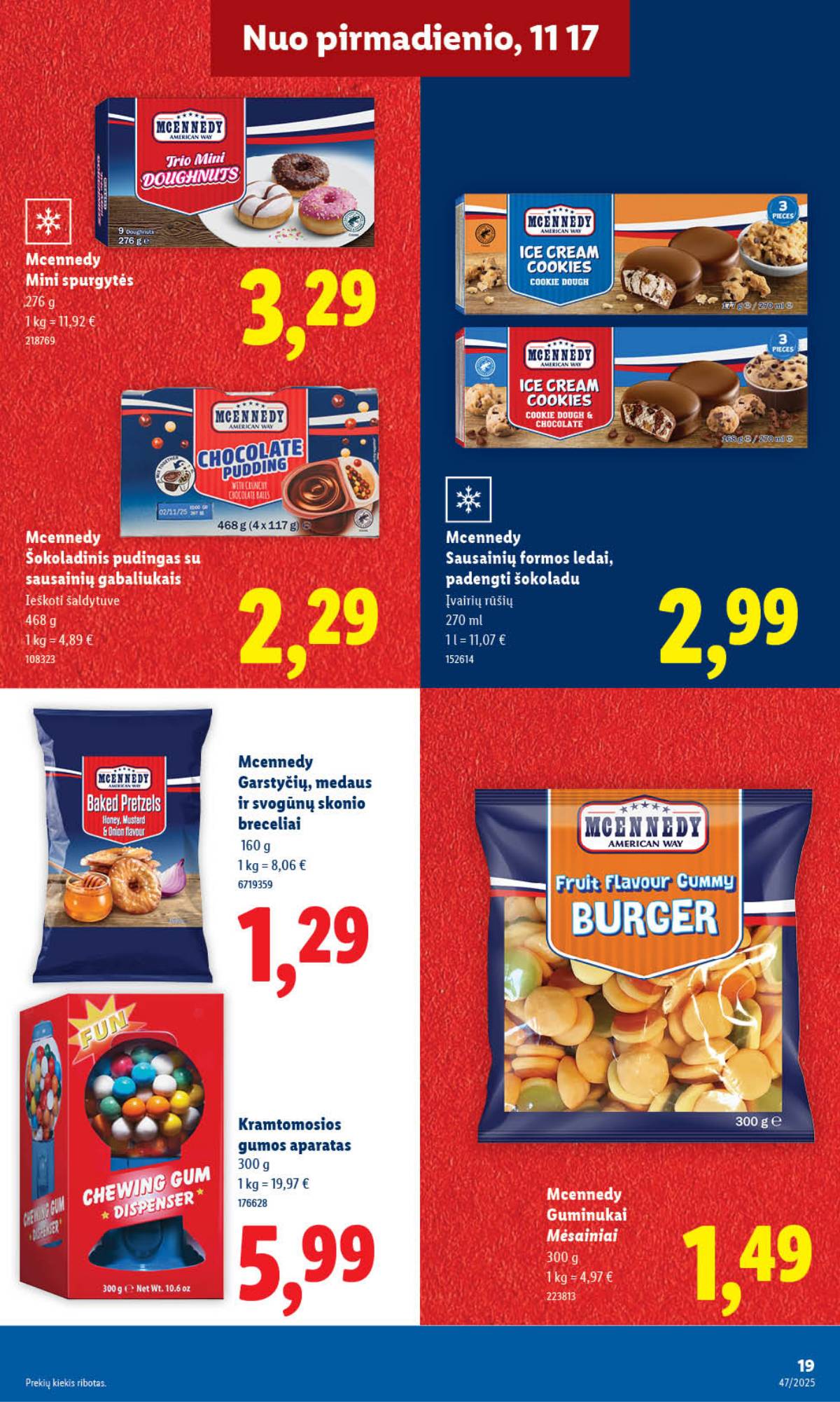 Lidl - LIDL SAVAITĖS Maisto prekių akcijų leidinys 19 puslapis