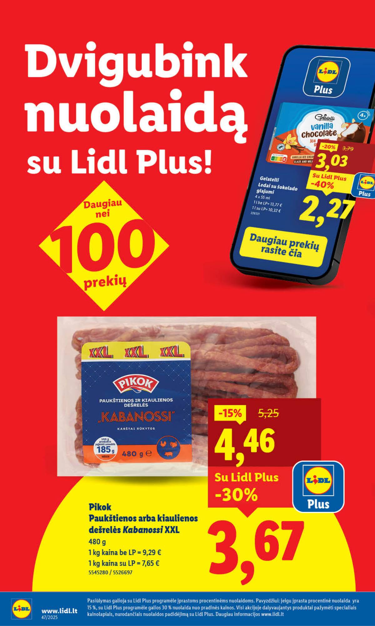 Lidl - LIDL SAVAITĖS Maisto prekių akcijų leidinys 2 puslapis