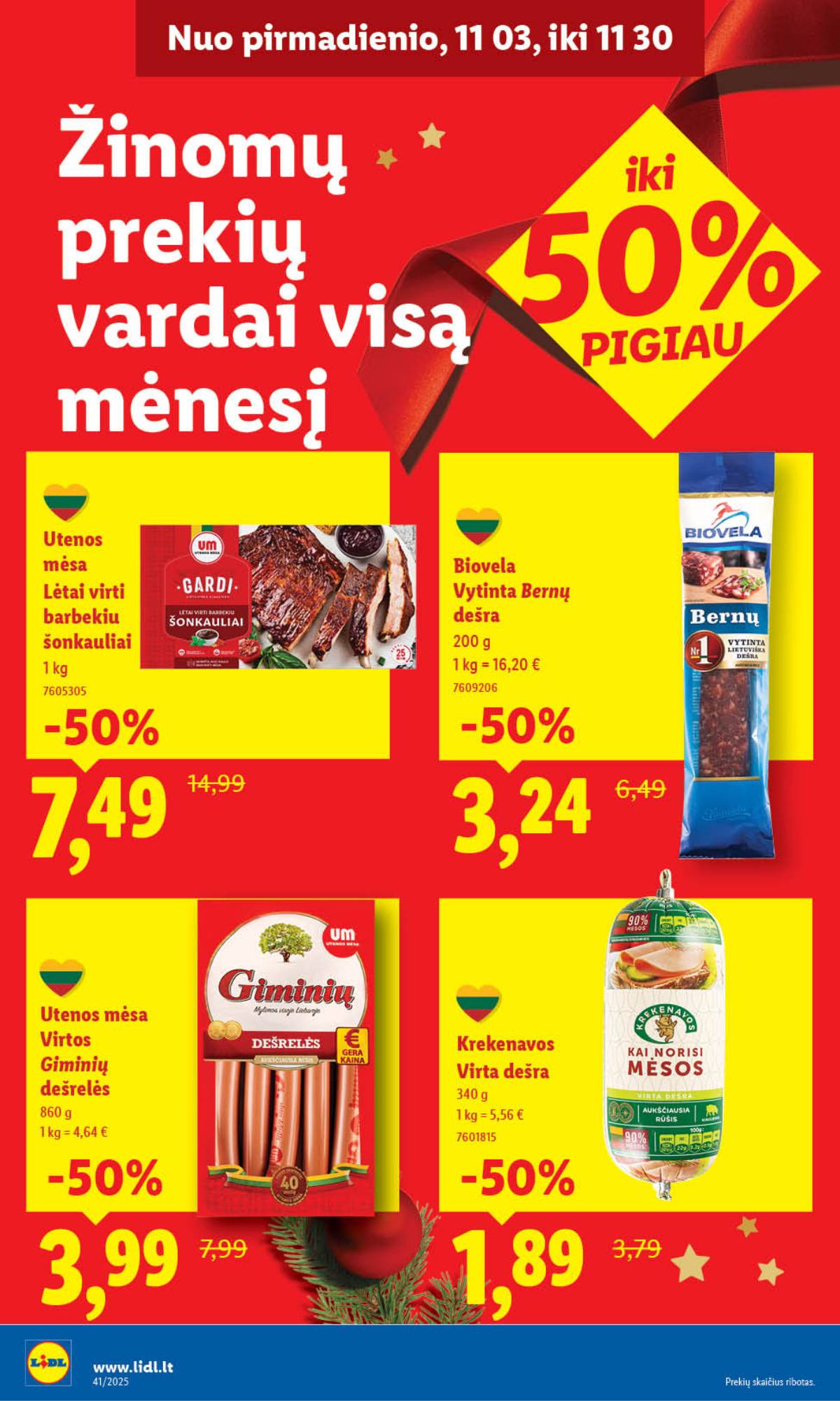 Lidl - LIDL SAVAITĖS Maisto prekių akcijų leidinys 20 puslapis