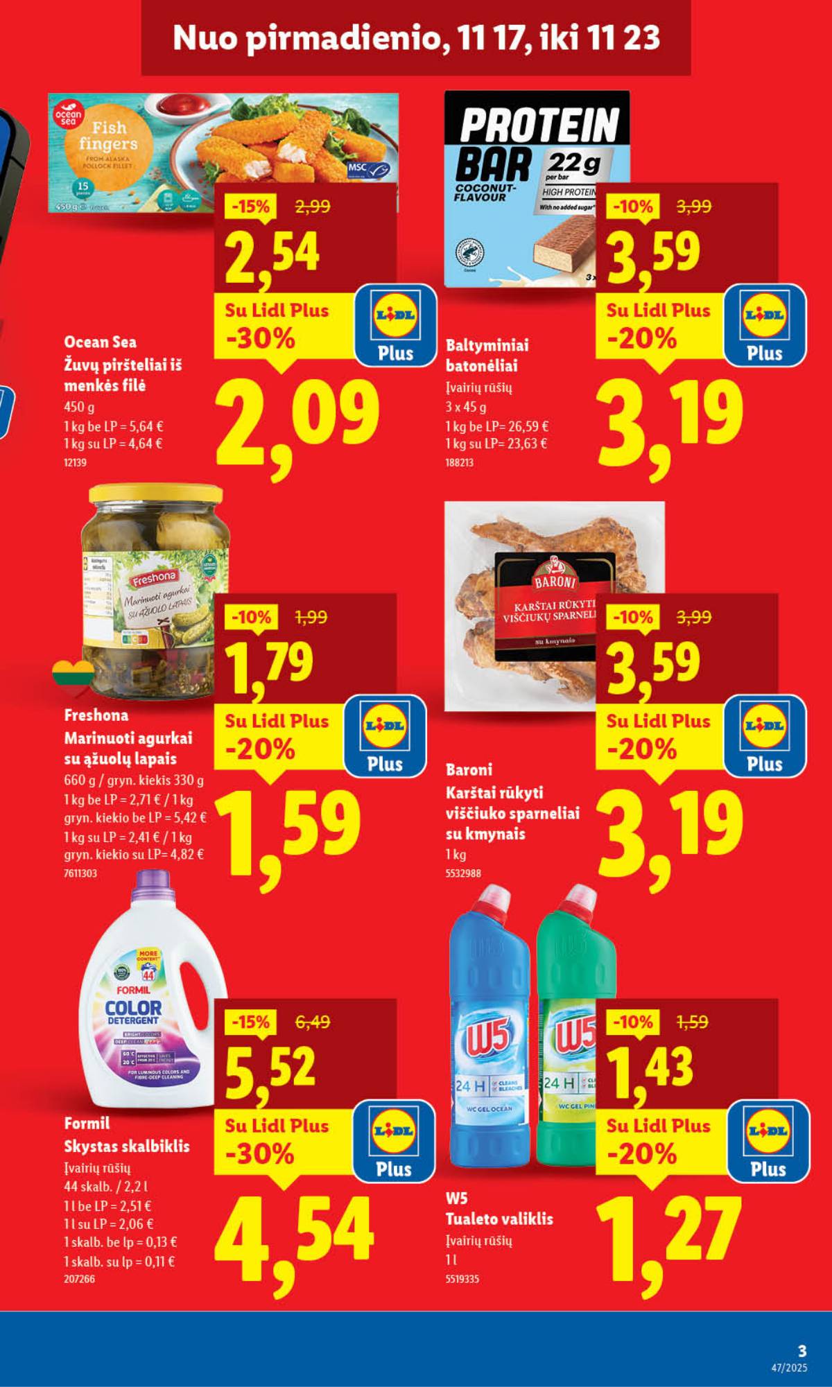 Lidl - LIDL SAVAITĖS Maisto prekių akcijų leidinys 3 puslapis