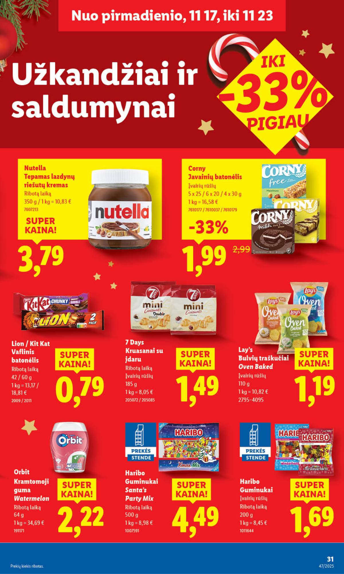 Lidl - LIDL SAVAITĖS Maisto prekių akcijų leidinys 31 puslapis