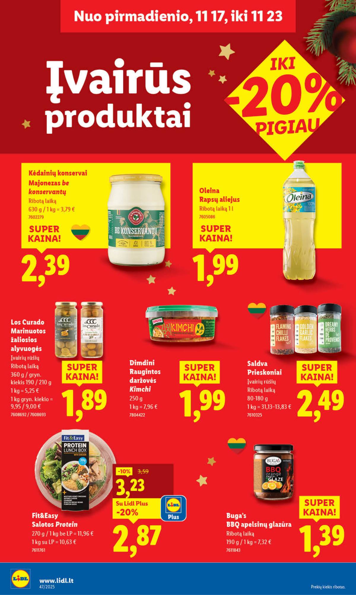Lidl - LIDL SAVAITĖS Maisto prekių akcijų leidinys 32 puslapis