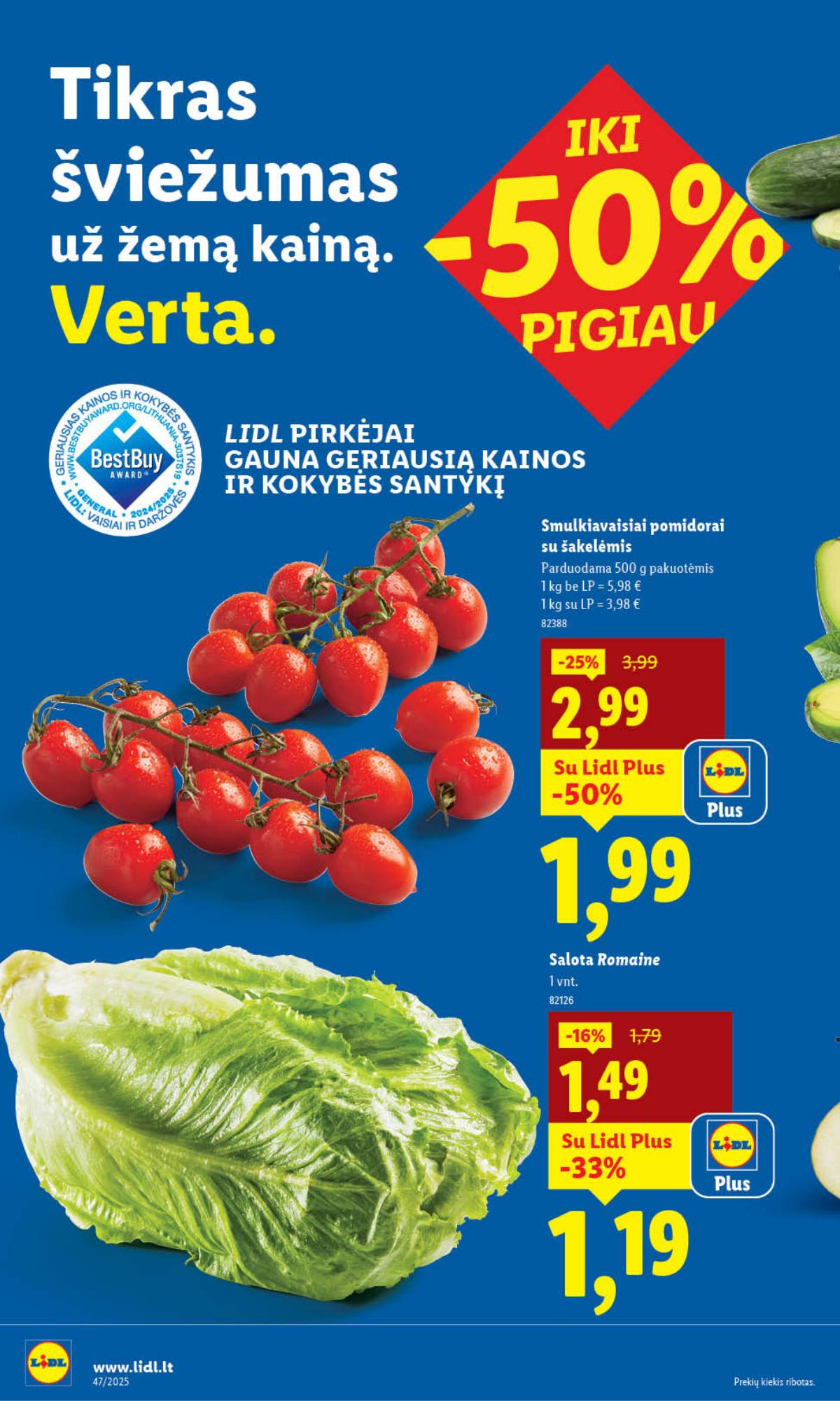 Lidl - LIDL SAVAITĖS Maisto prekių akcijų leidinys 4 puslapis