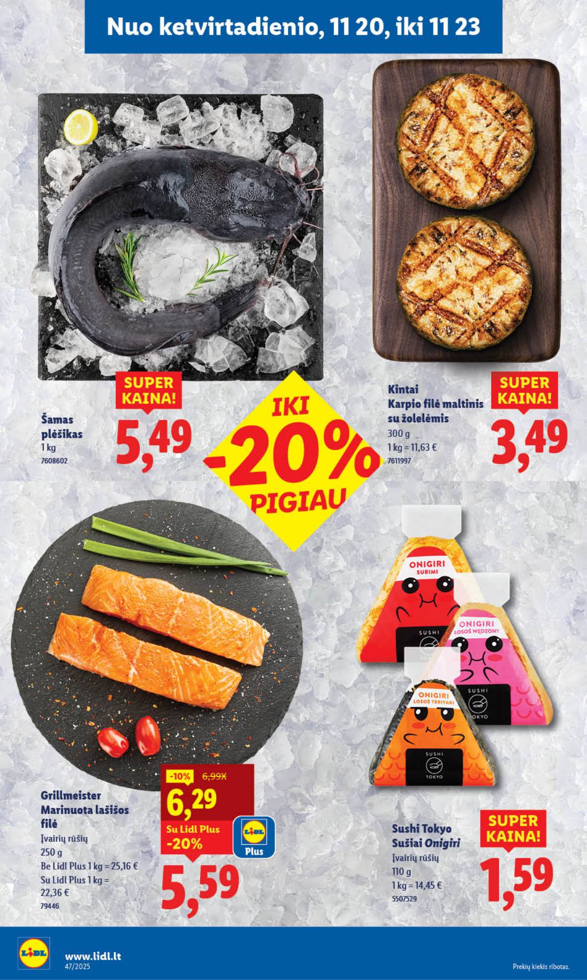 Lidl - LIDL SAVAITĖS Maisto prekių akcijų leidinys 46 puslapis