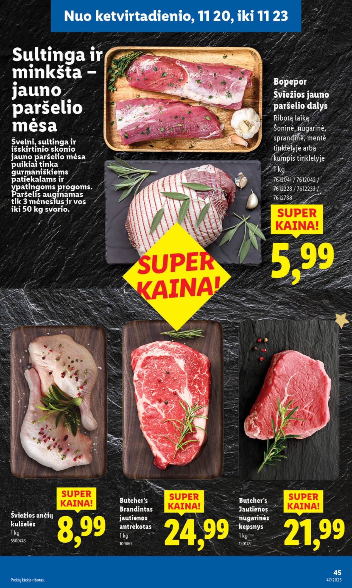 Lidl - LIDL SAVAITĖS Maisto prekių akcijų leidinys 47 puslapis