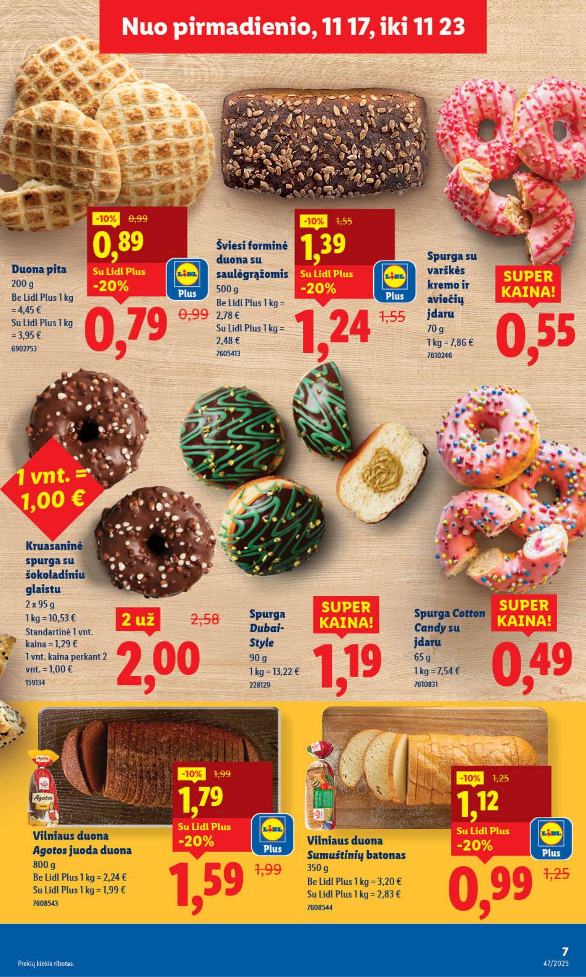 Lidl - LIDL SAVAITĖS Maisto prekių akcijų leidinys 7 puslapis