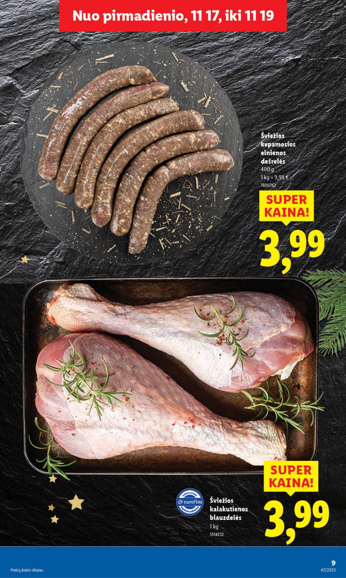 Lidl - LIDL SAVAITĖS Maisto prekių akcijų leidinys 9 puslapis