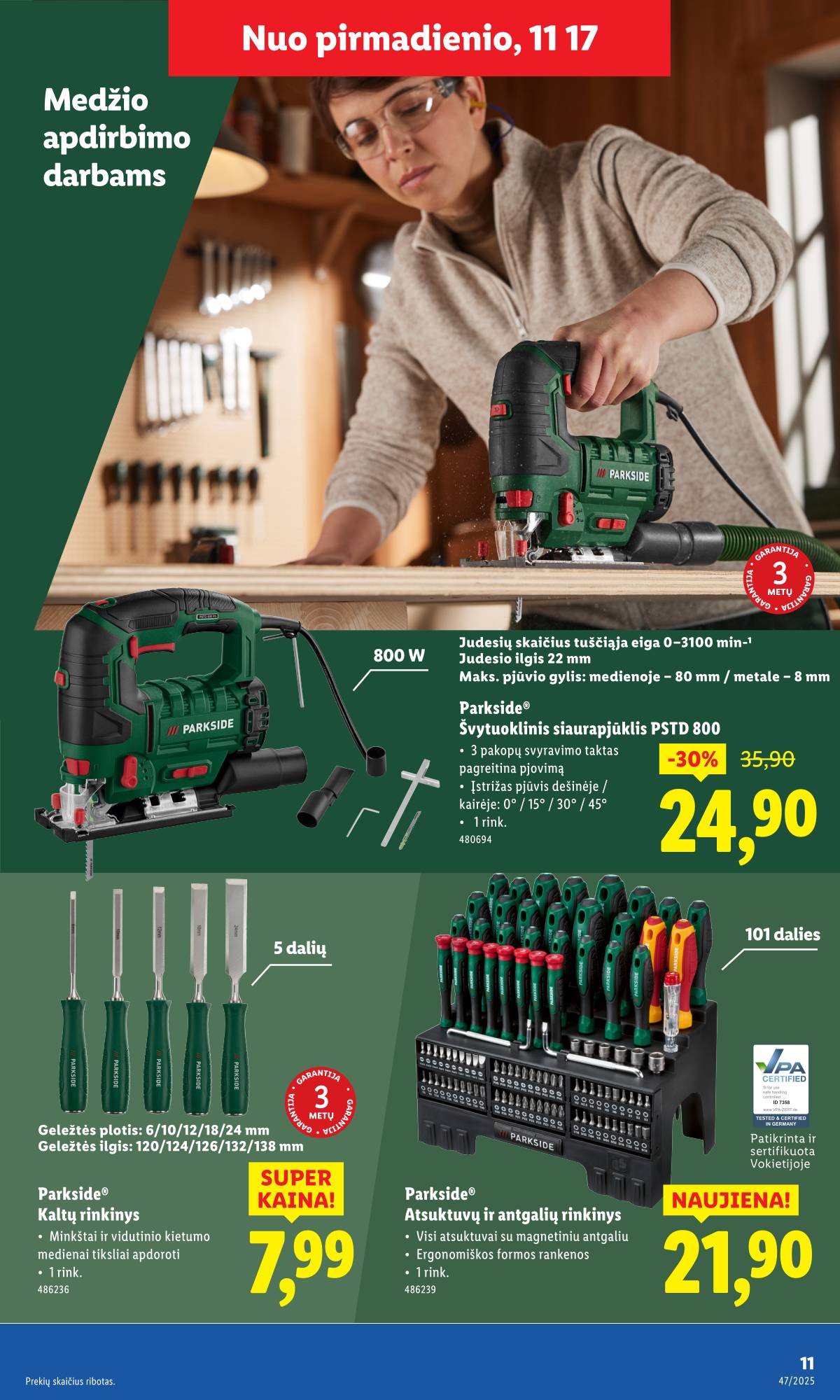 Lidl - LIDL Ne maisto prekių akcijų leidinys 11 puslapis