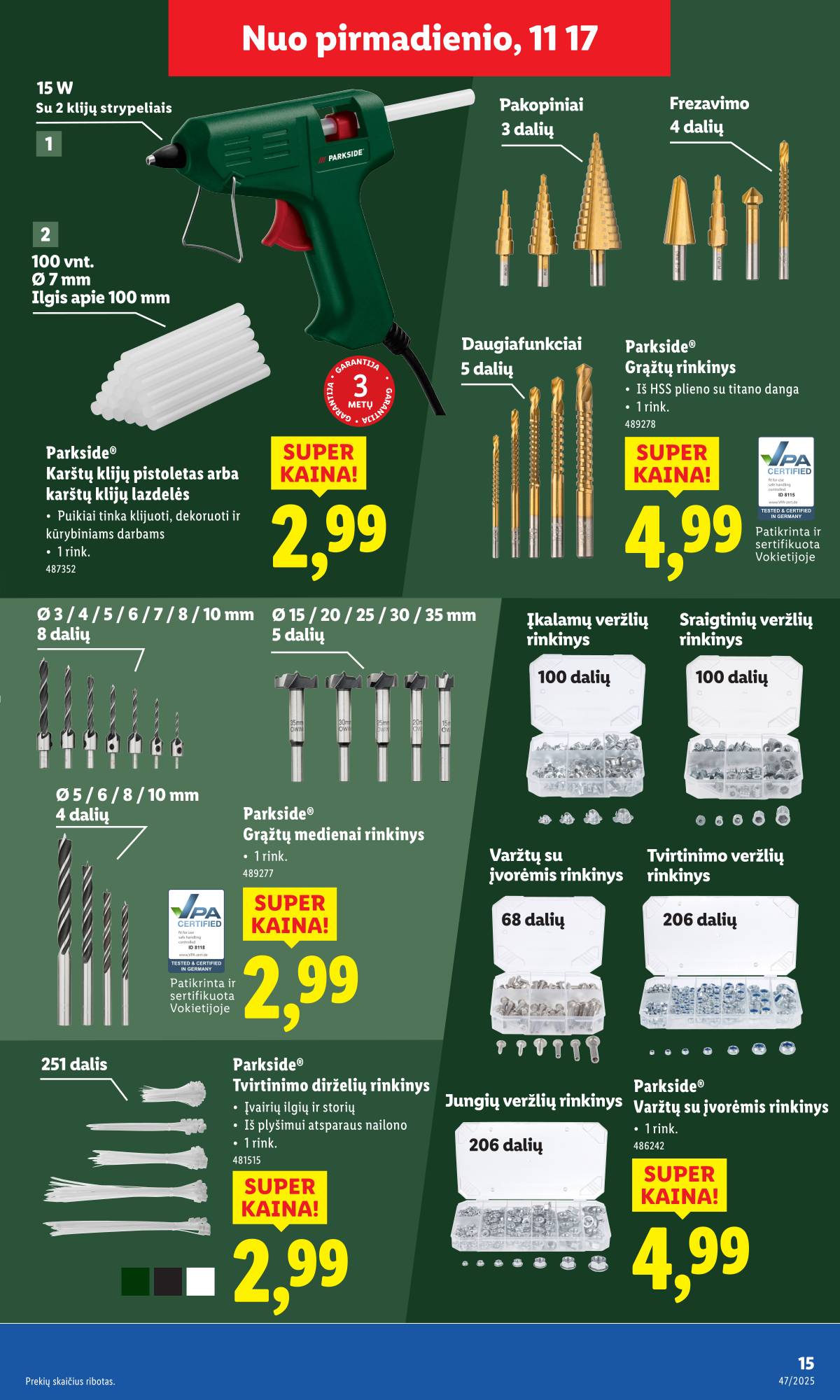 Lidl - LIDL Ne maisto prekių akcijų leidinys 15 puslapis