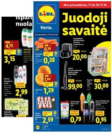 Lidl - LIDL SAVAITĖS Maisto prekių akcijų leidinys 2025-11-24 – 2025-11-30