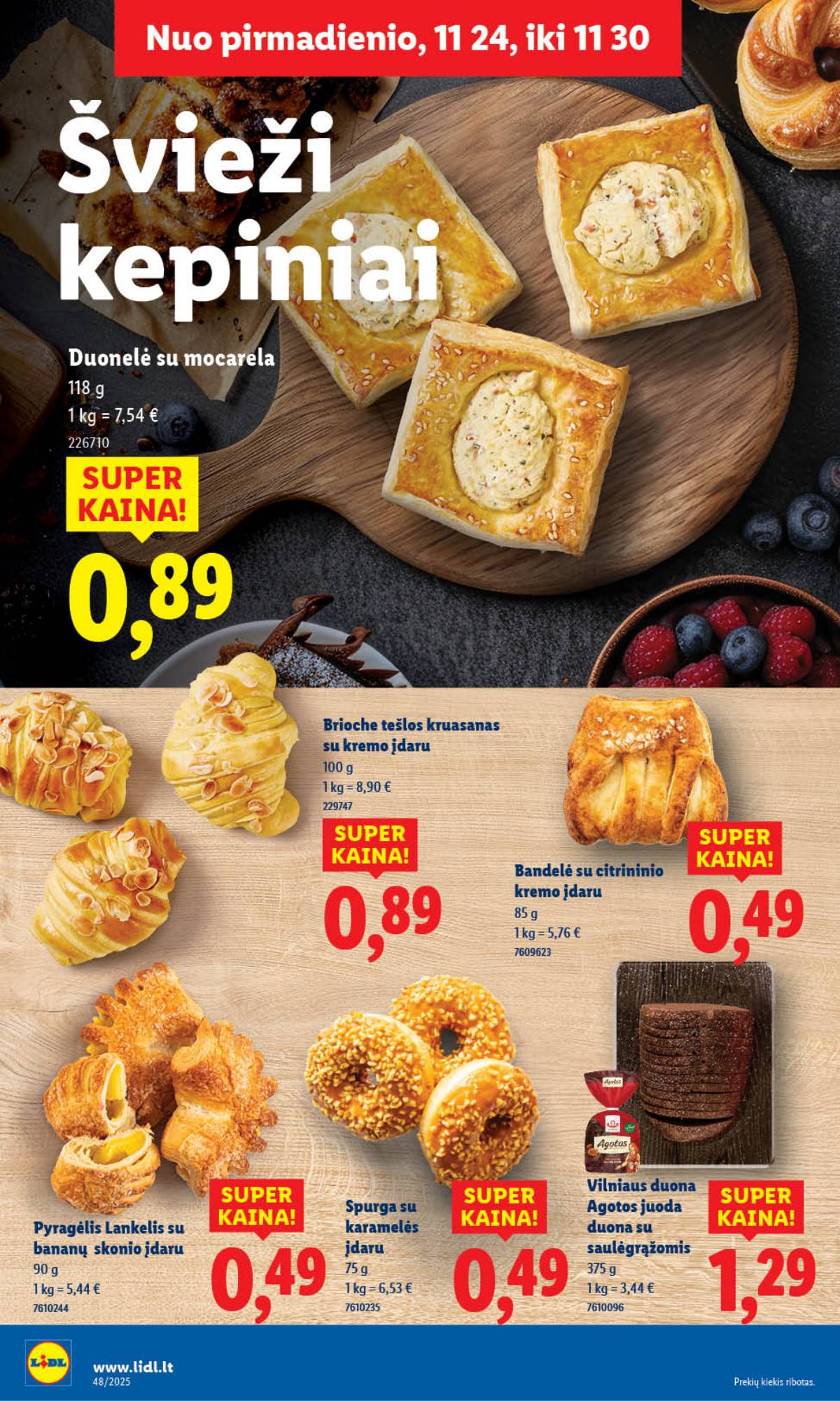 Lidl - LIDL SAVAITĖS Maisto prekių akcijų leidinys 10 puslapis