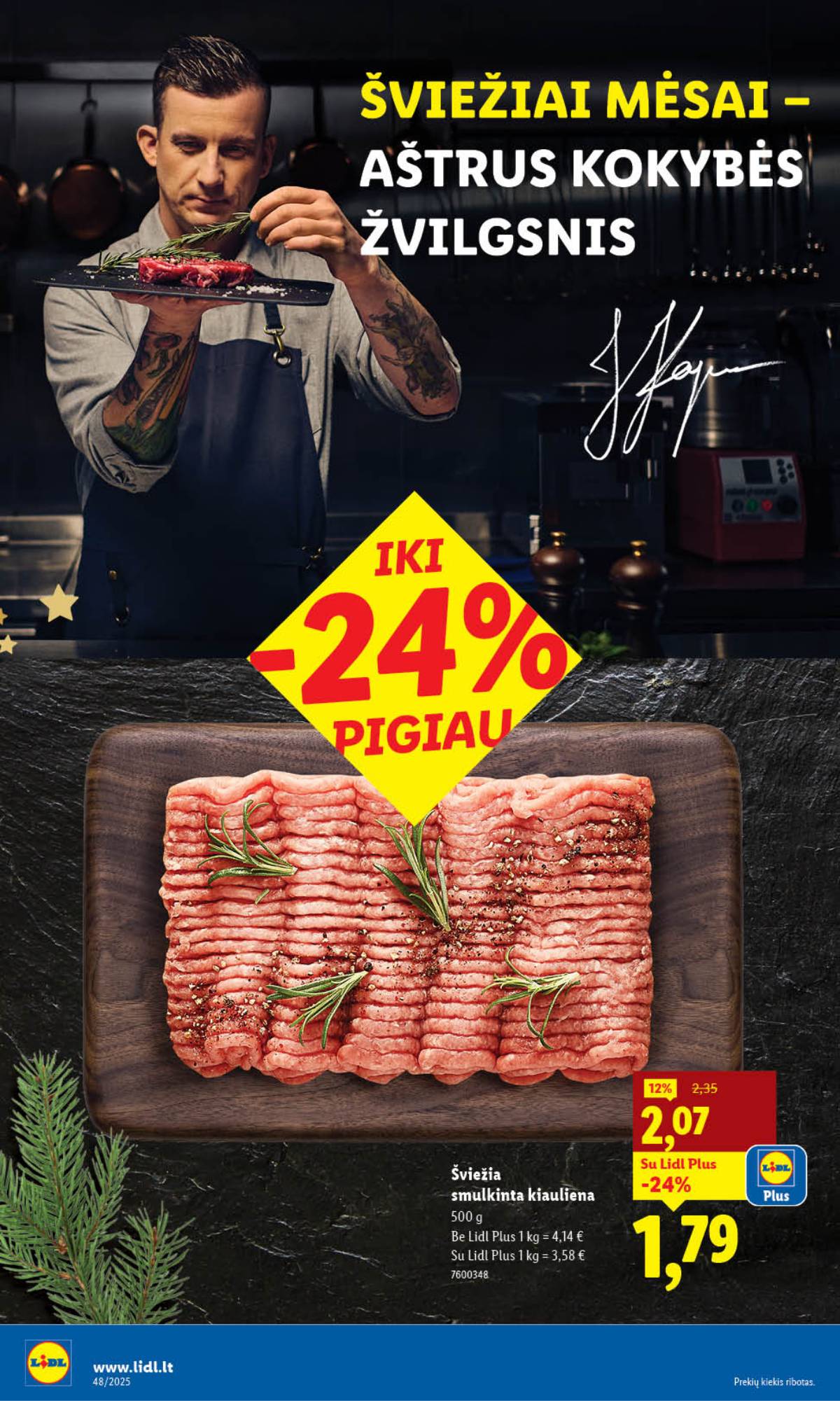 Lidl - LIDL SAVAITĖS Maisto prekių akcijų leidinys 12 puslapis