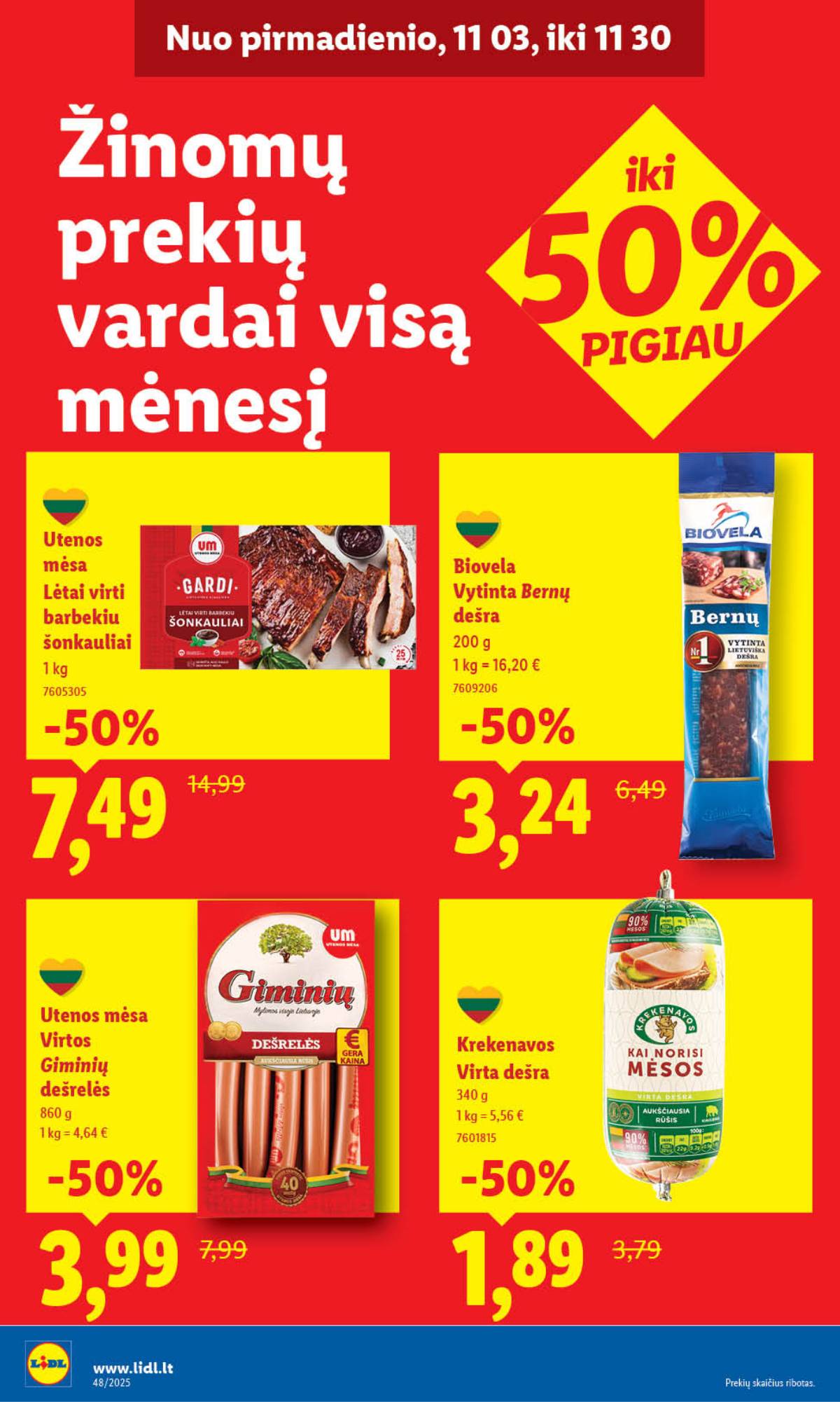 Lidl - LIDL SAVAITĖS Maisto prekių akcijų leidinys 22 puslapis
